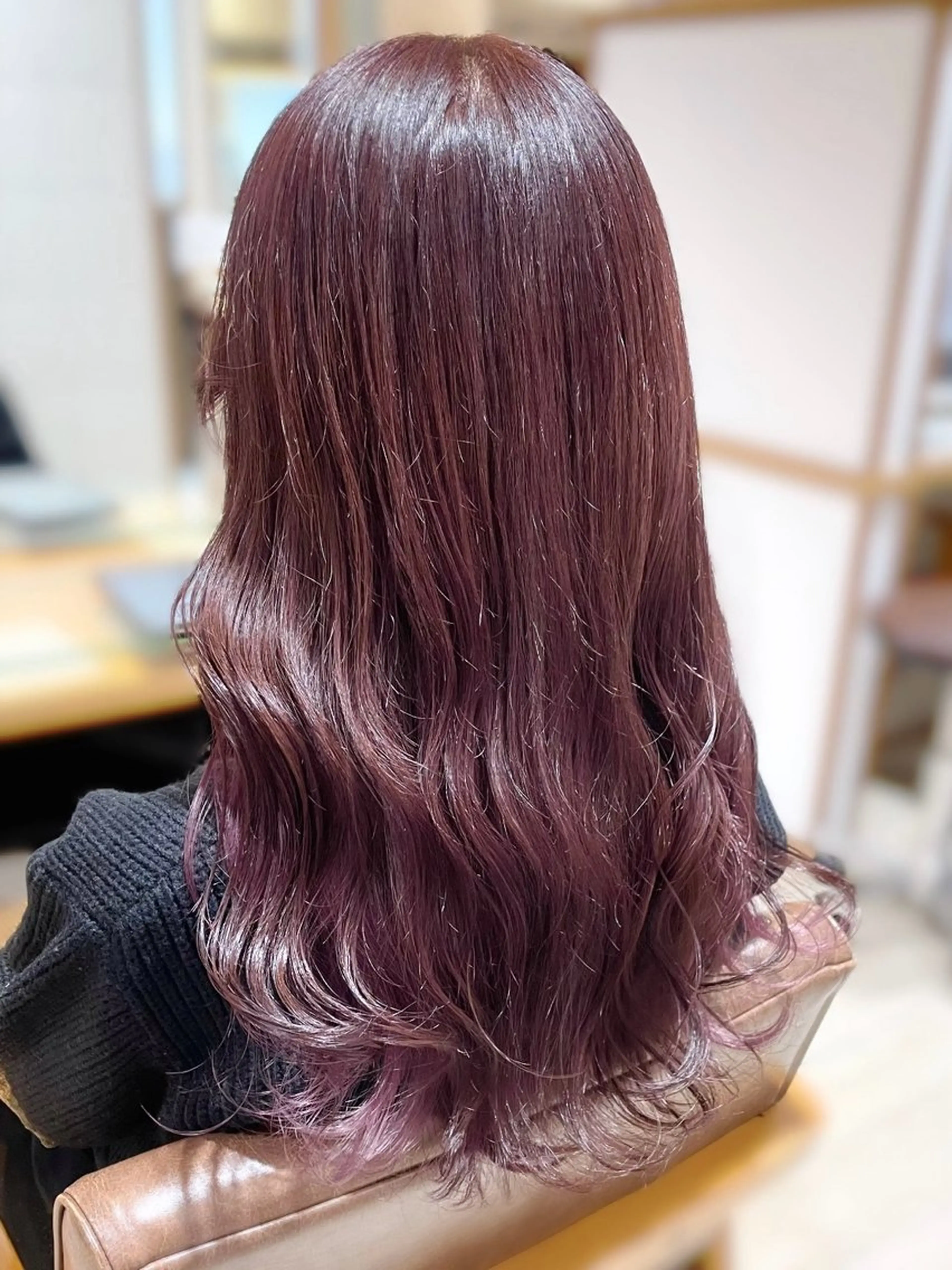 ロング カラー ブリーチ ダブルカラー ラベンダーカラー ラベンダーピンク ブリーチなしカラー カット ヘアカラー トリートメント 🍬kanami 🍬ボブ/暖色カラーのヘアスタイル