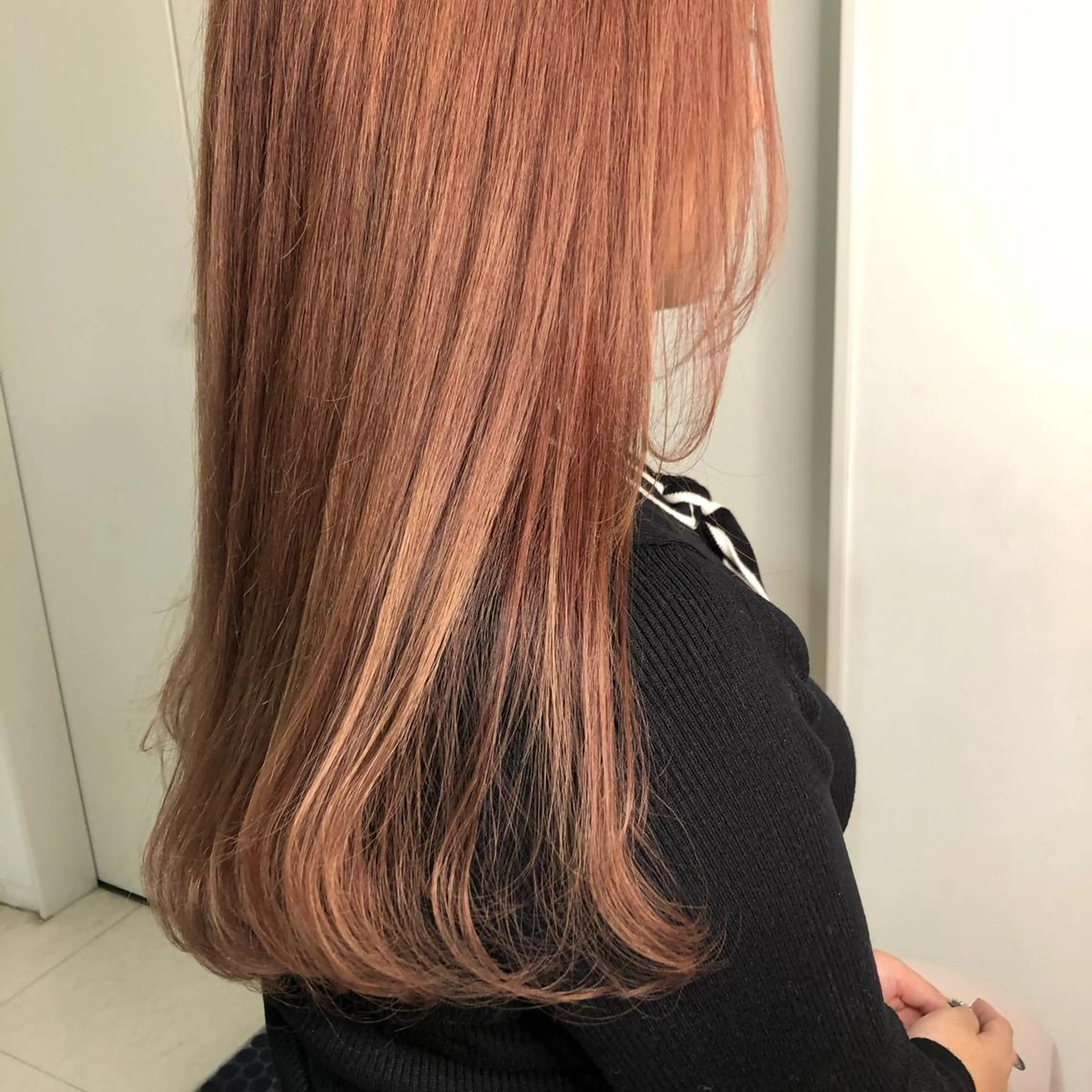 セミロング カラー ヘアアレンジ マツエク・マツパ ベージュカラー ピンクカラー ピンクベージュ カラーマツエク Noah's　Ark所属・透明感カラー🫧ヘア セット🫧松本菜月の眉毛・アイブロウイメージ