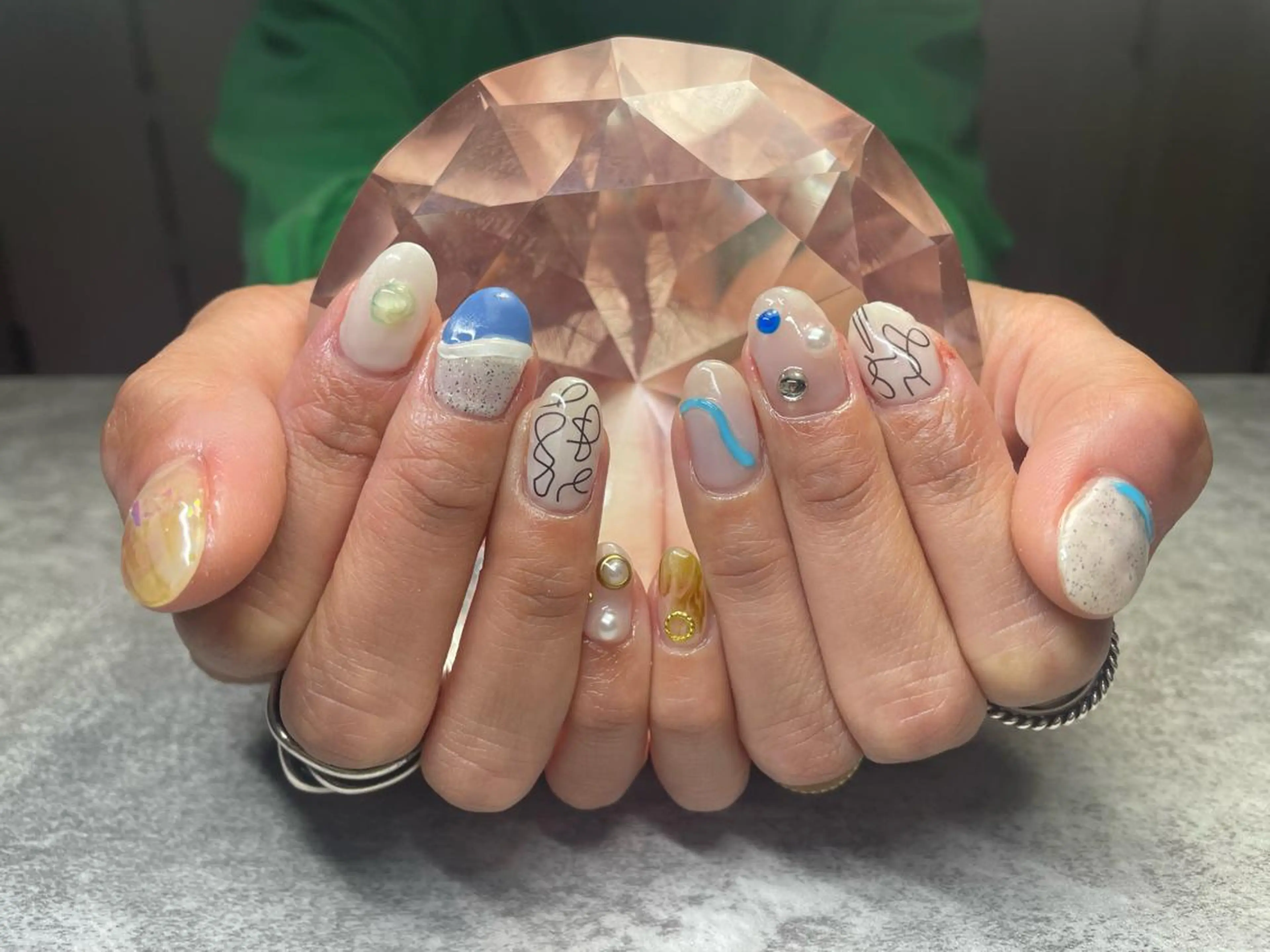 ネイル ハンドネイル shark_nail Aのネイルデザイン