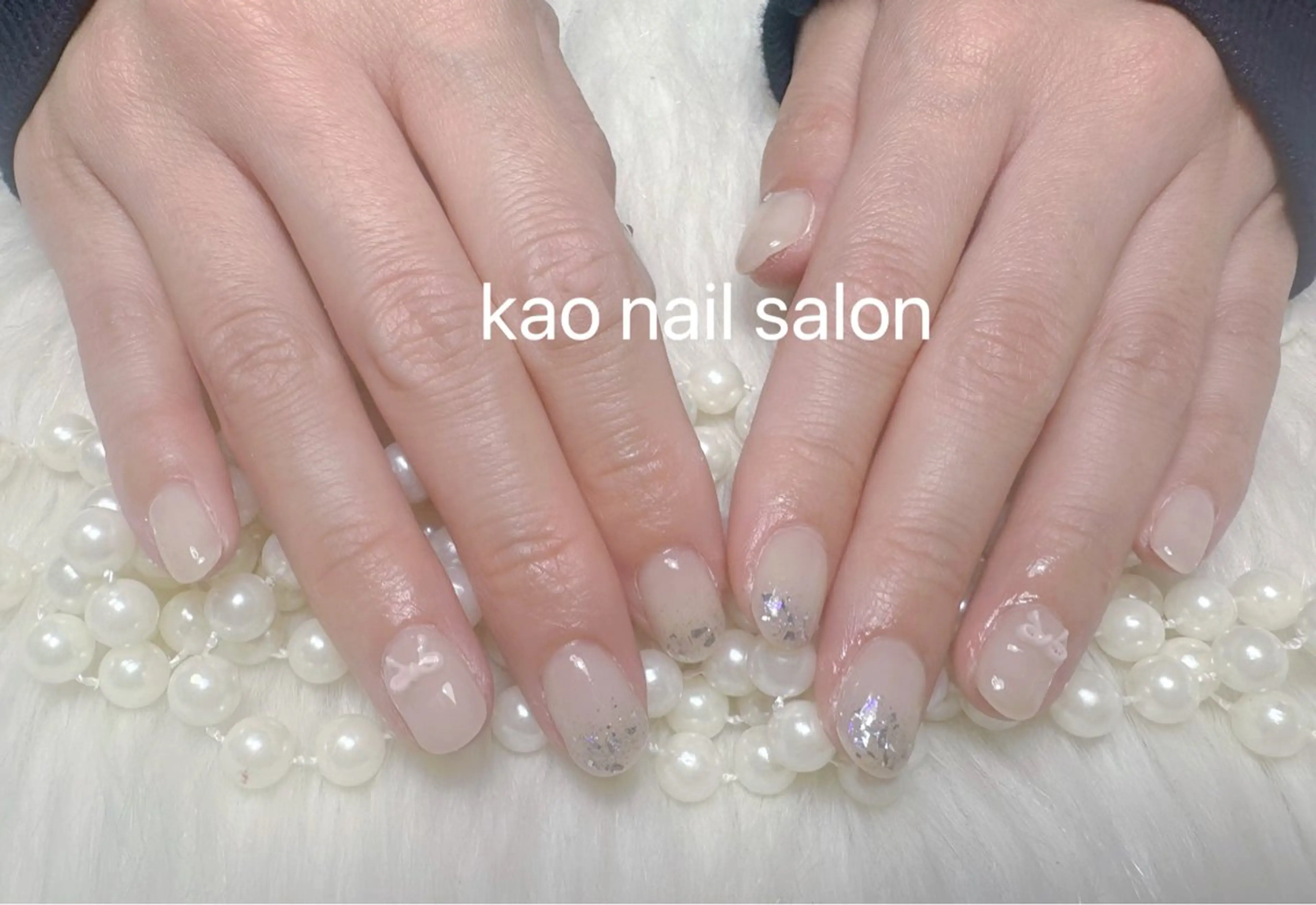 ネイル ハンドネイル kao nail マグネット/長さだしのネイルデザイン
