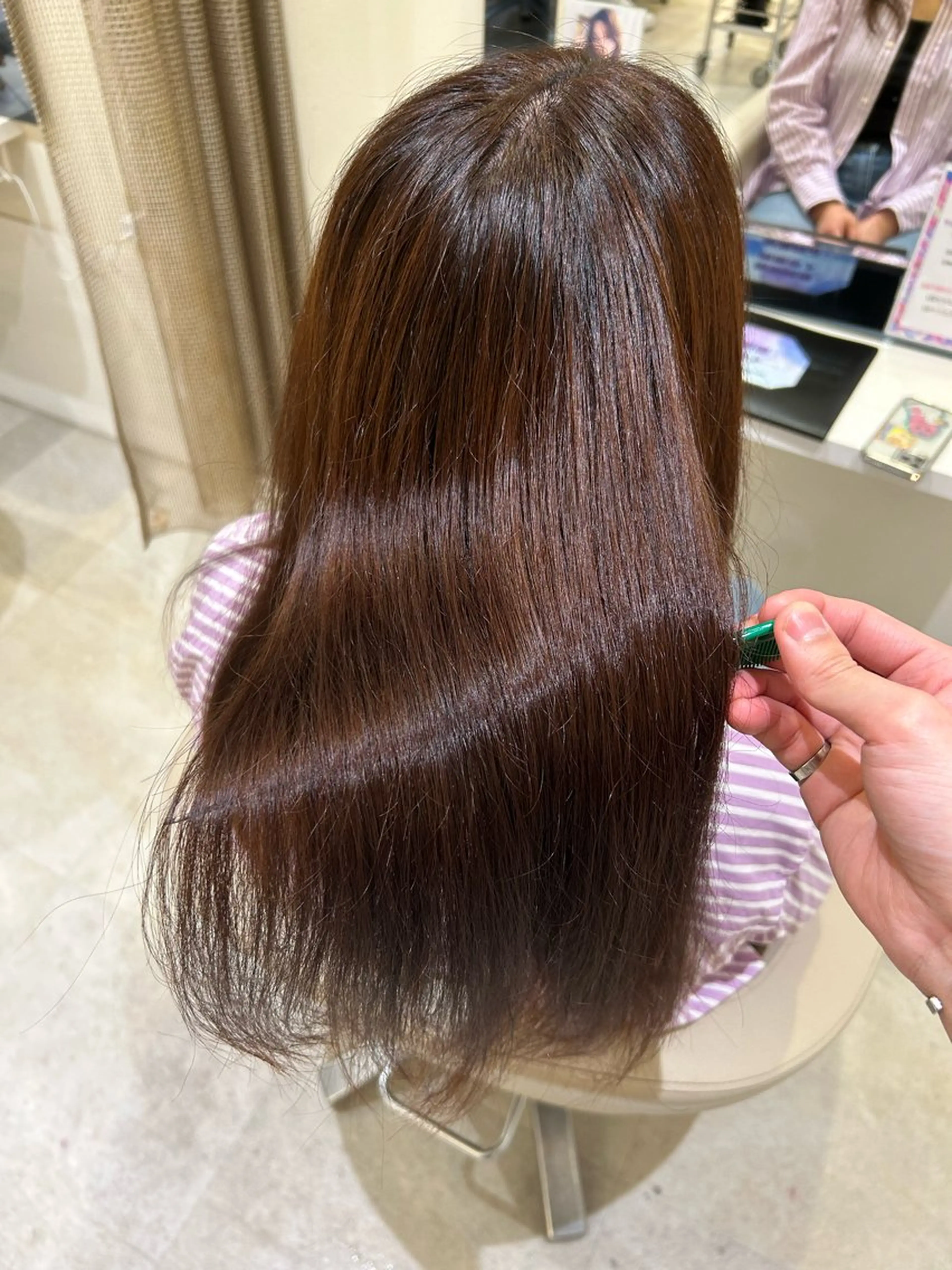 ロング トリートメント カット ヘアカラー トリートメント 髪質改善・縮毛矯正 濱　泰賀のヘアスタイル