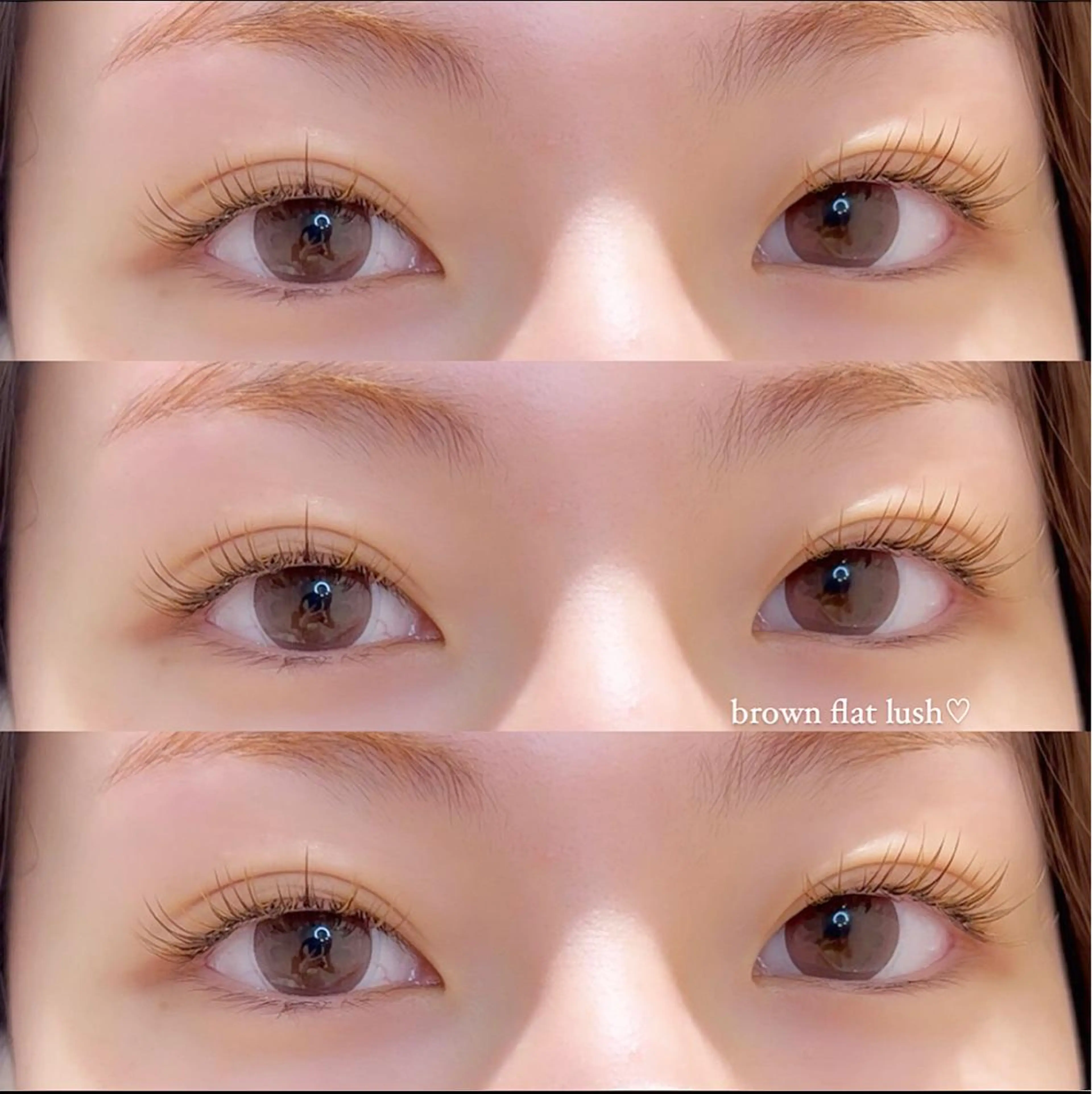 マツエク・マツパ カラーマツエク フラットラッシュ PLATINUM   DOLL【プラチナムドール】所属・ひろこ eyelist🎀のマツエク・マツパデザイン