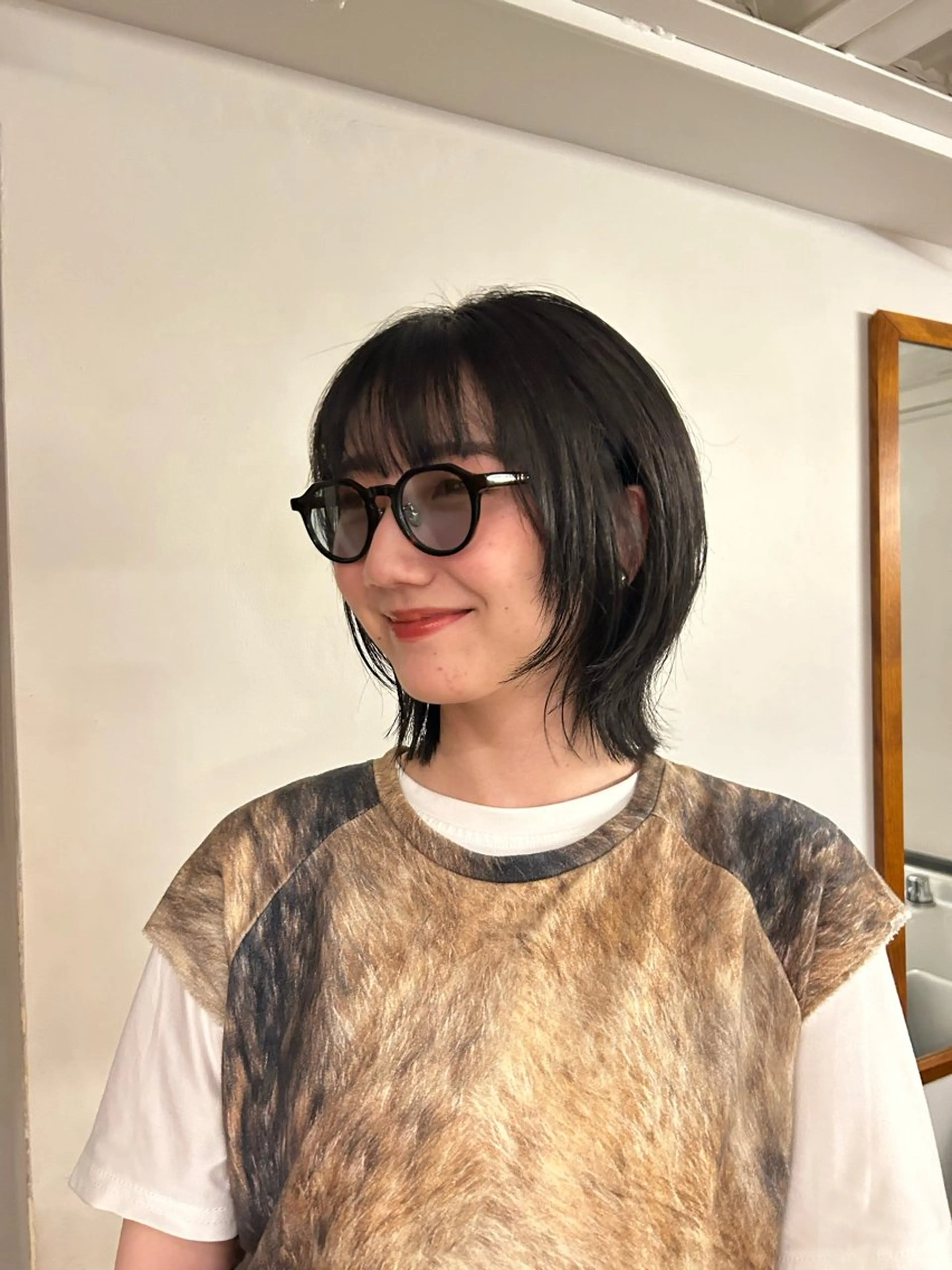 ショート カラー レイヤーカット ウルフカット ウルフレイヤー 🌿ボブ パーマ高橋啓太🌿のヘアスタイル