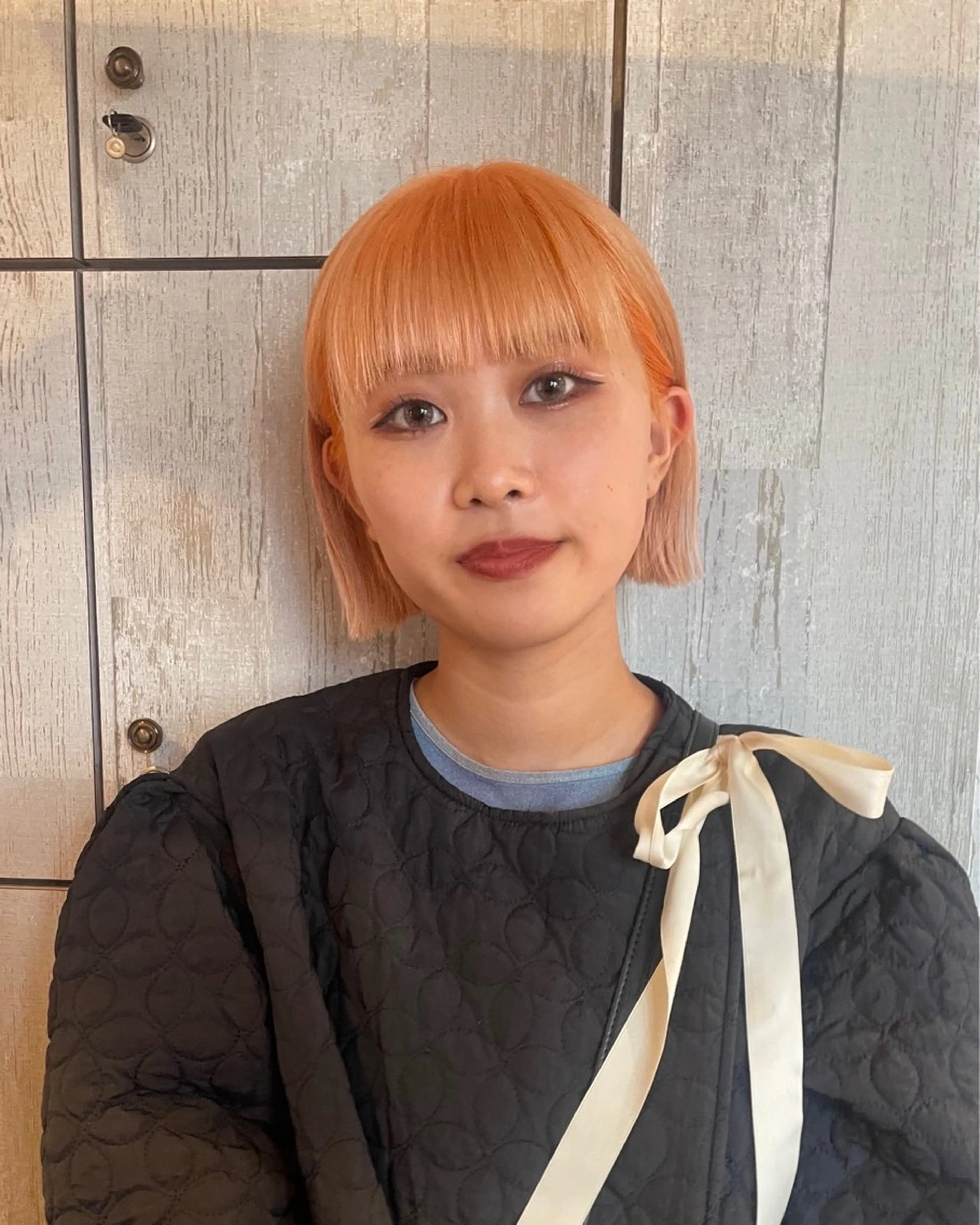 カラー ベージュ/透明感/ 桃子のヘアスタイル
