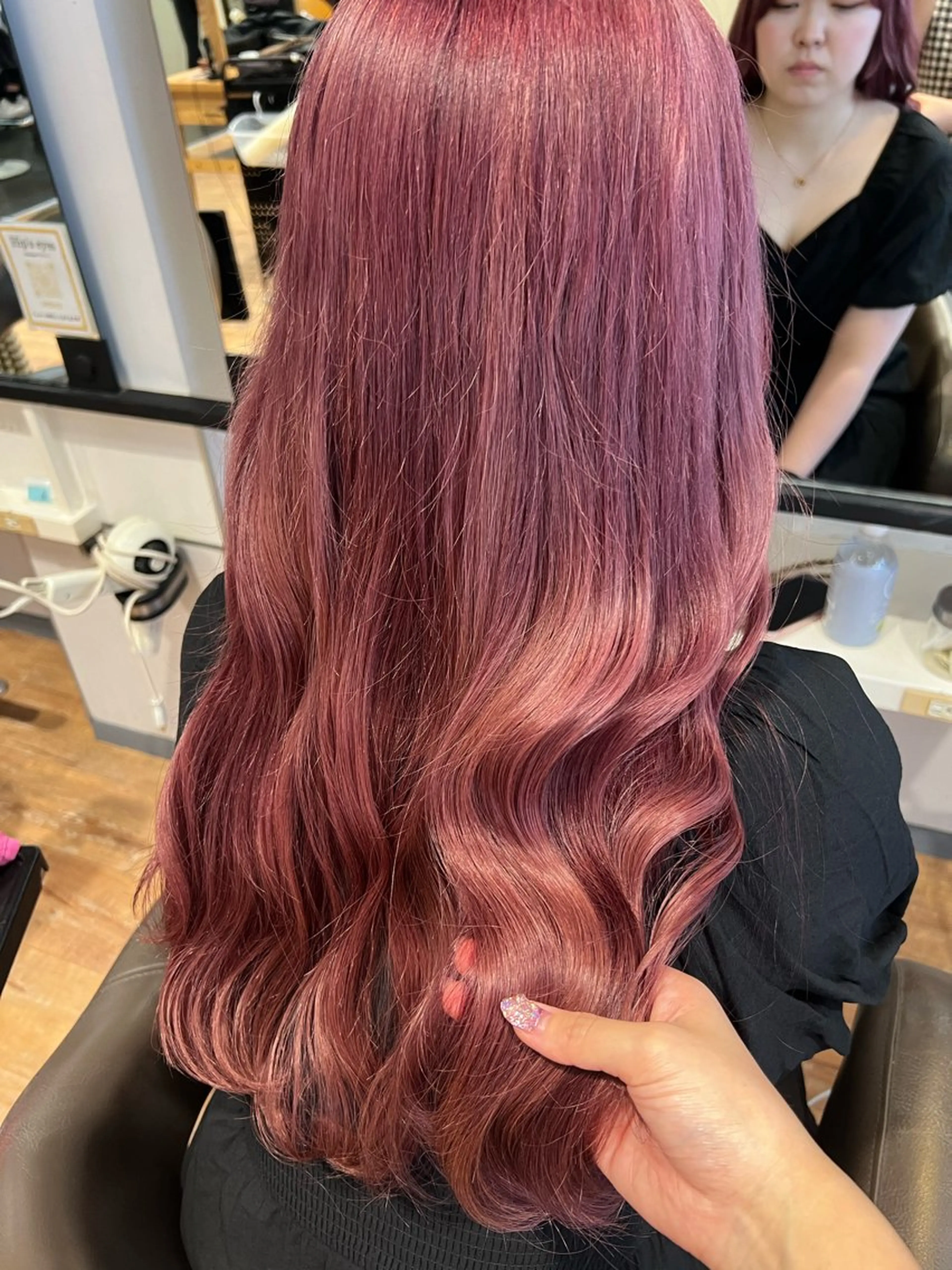カラー ラベンダーカラー ピンクカラー ピンクラベンダー ヘアカラー トリートメント インナーカラー♡ Nanakoのヘアスタイル
