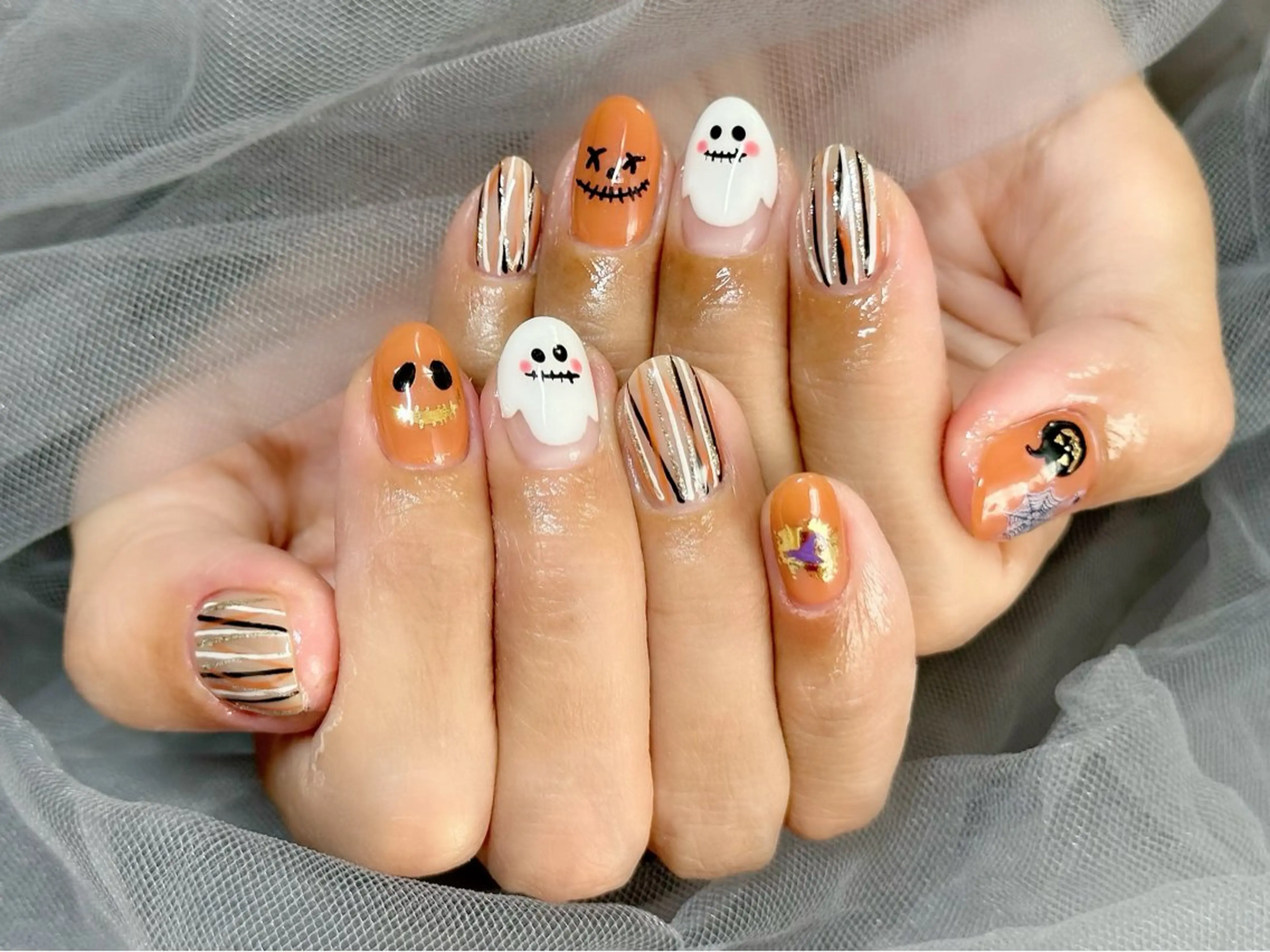 ネイル ハロウィン ハンドネイル KURELLY所属・Nail Salon KURELLYのネイルデザイン