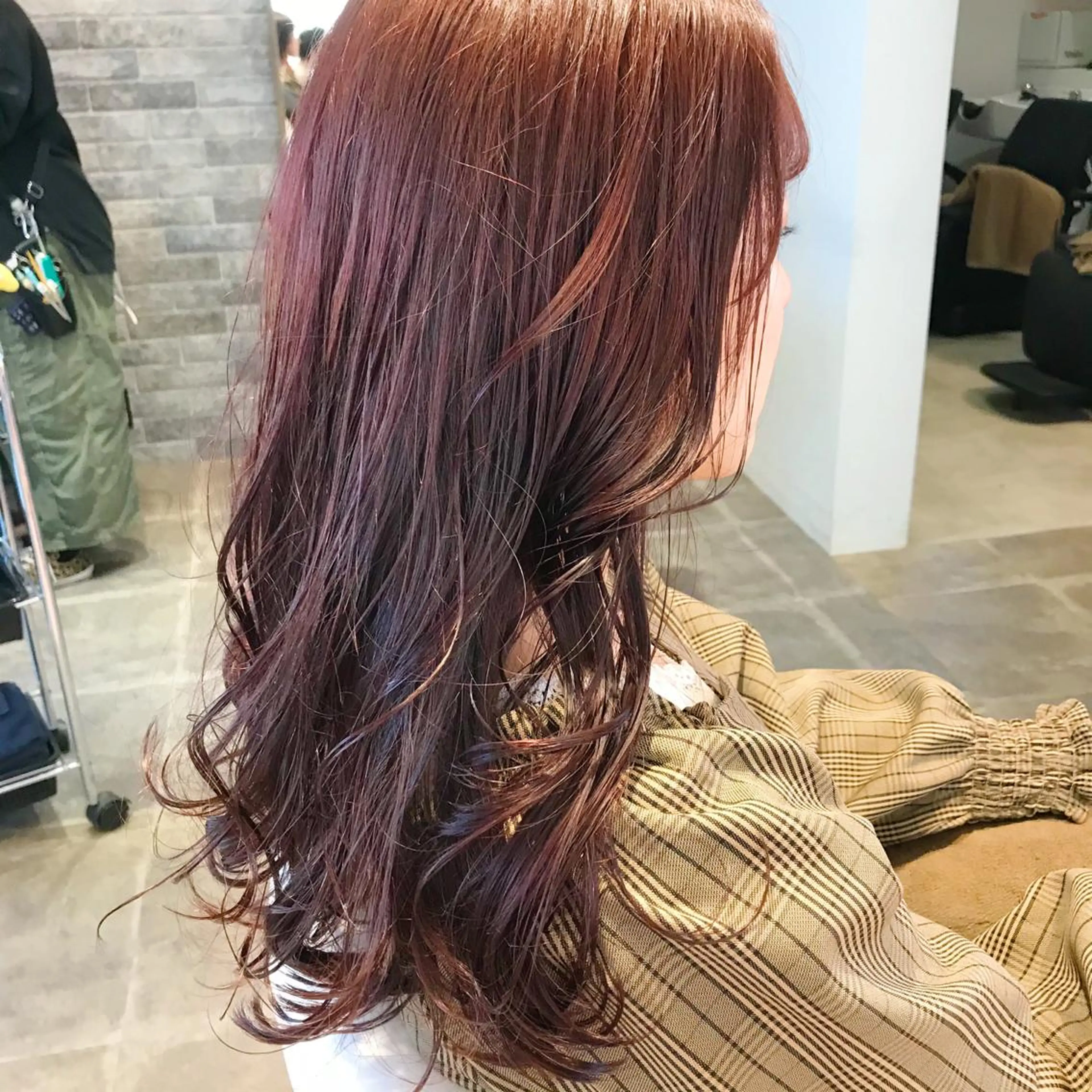 セミロング 所渉/韓国レイヤー /ウルフカットのヘアスタイル