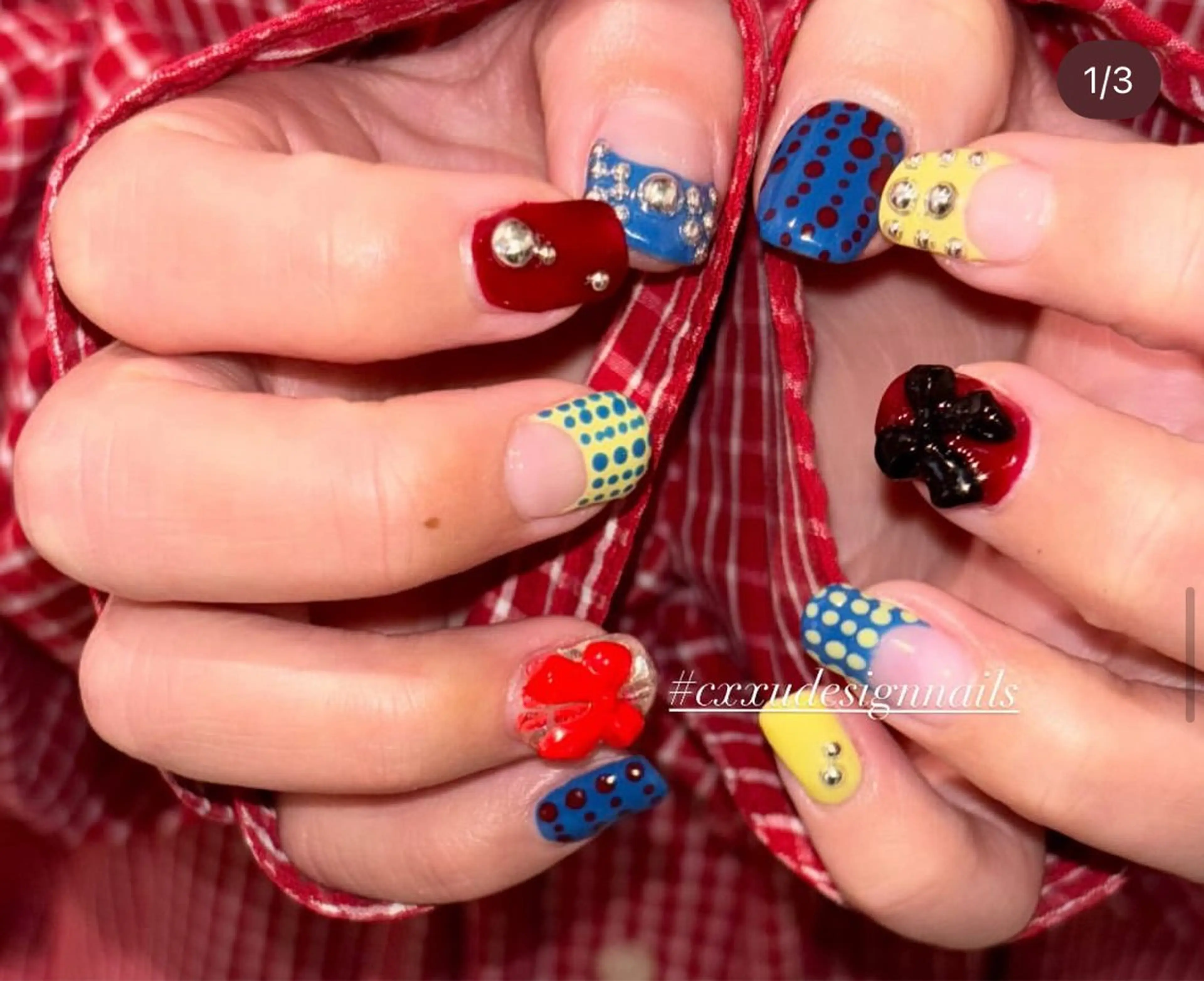 ネイル ハンドネイル 🐬Cxxu° Nail✝️のネイルデザイン