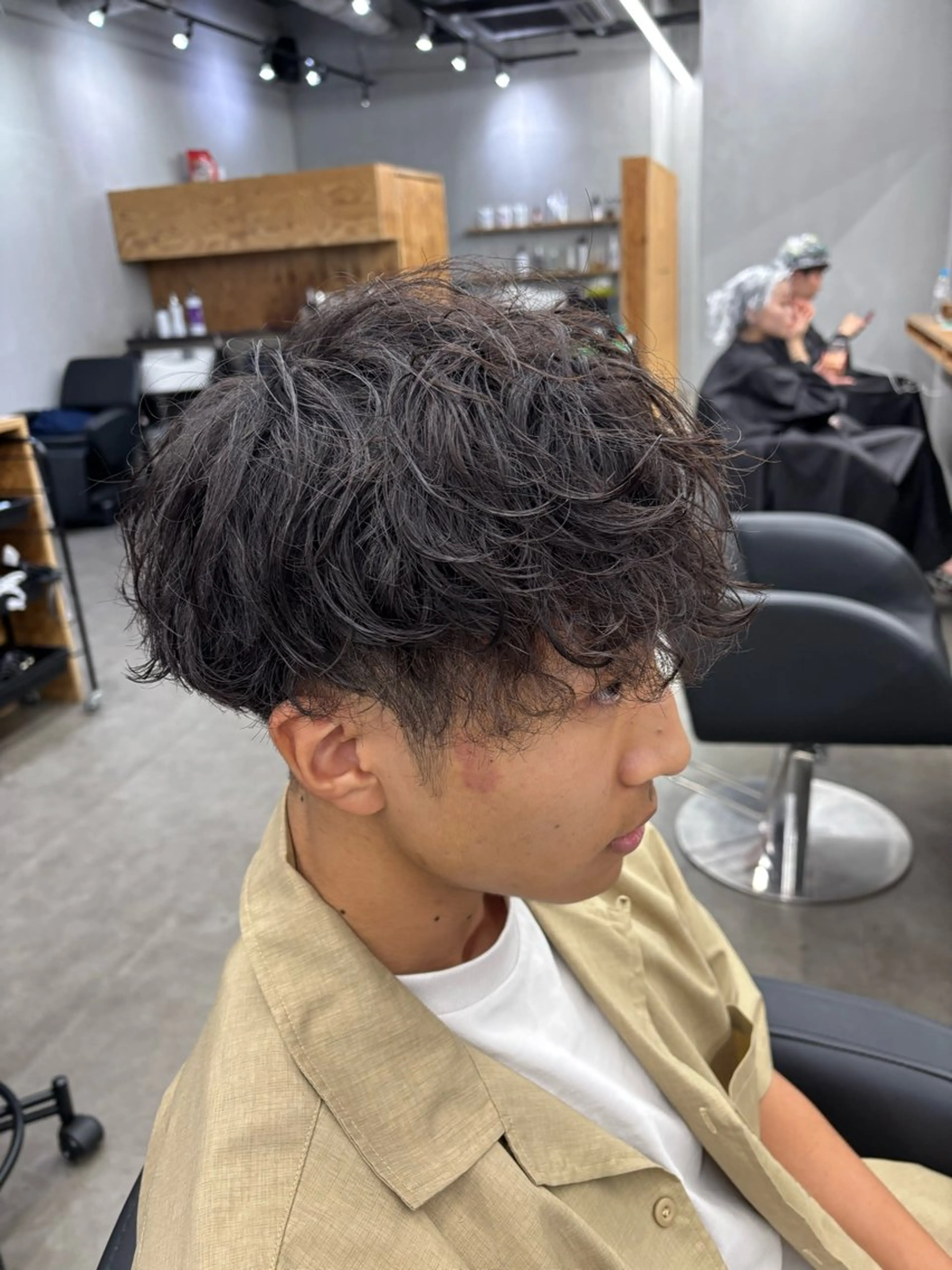 ショート パーマ メンズ メンズパーマ カット パーマ トリートメント メンズ支持率NO.1 マサキのヘアスタイル