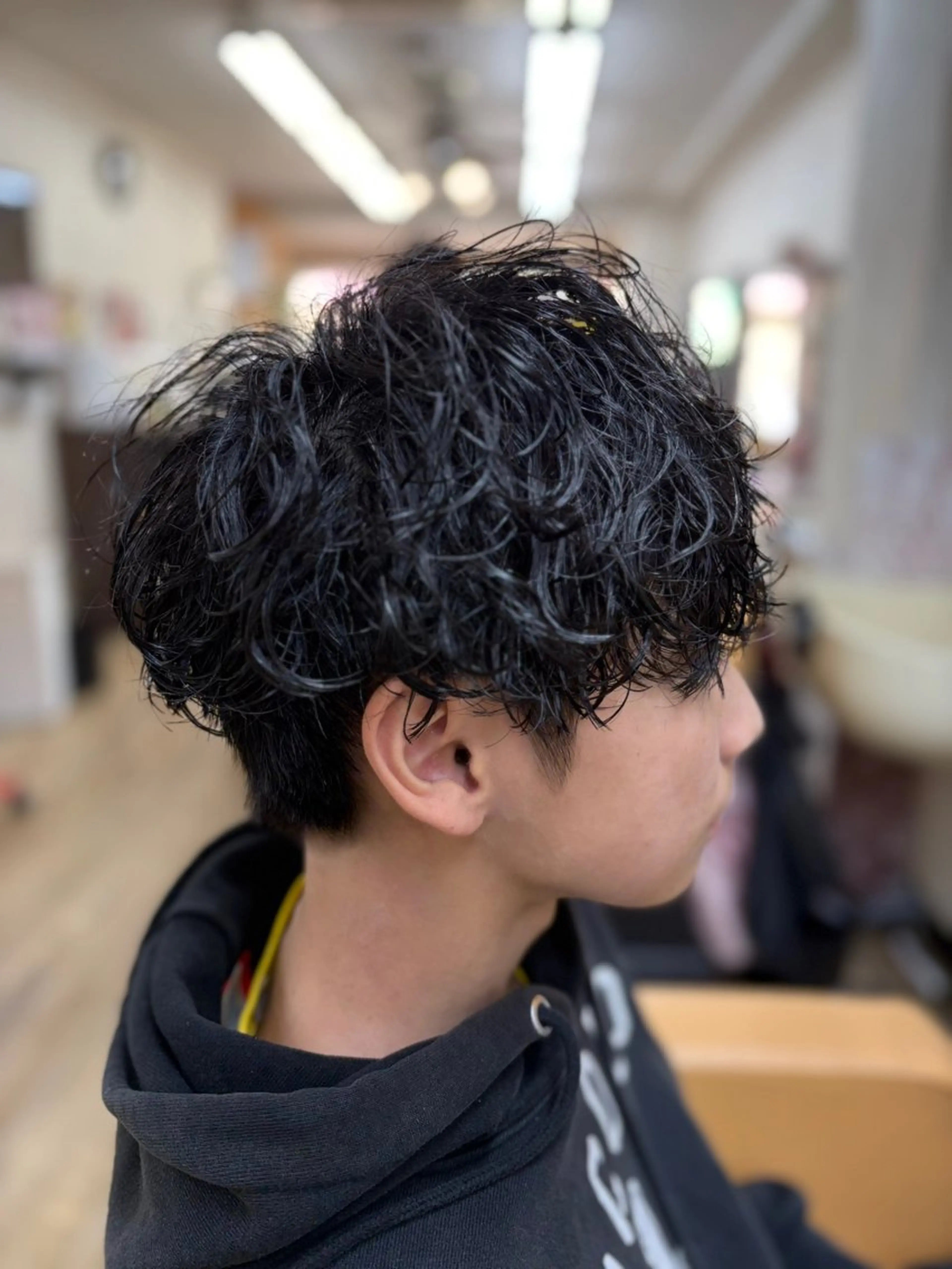 パーマ メンズ メンズパーマ ブレイブシザー所属・稲田 圭翔のヘアスタイル