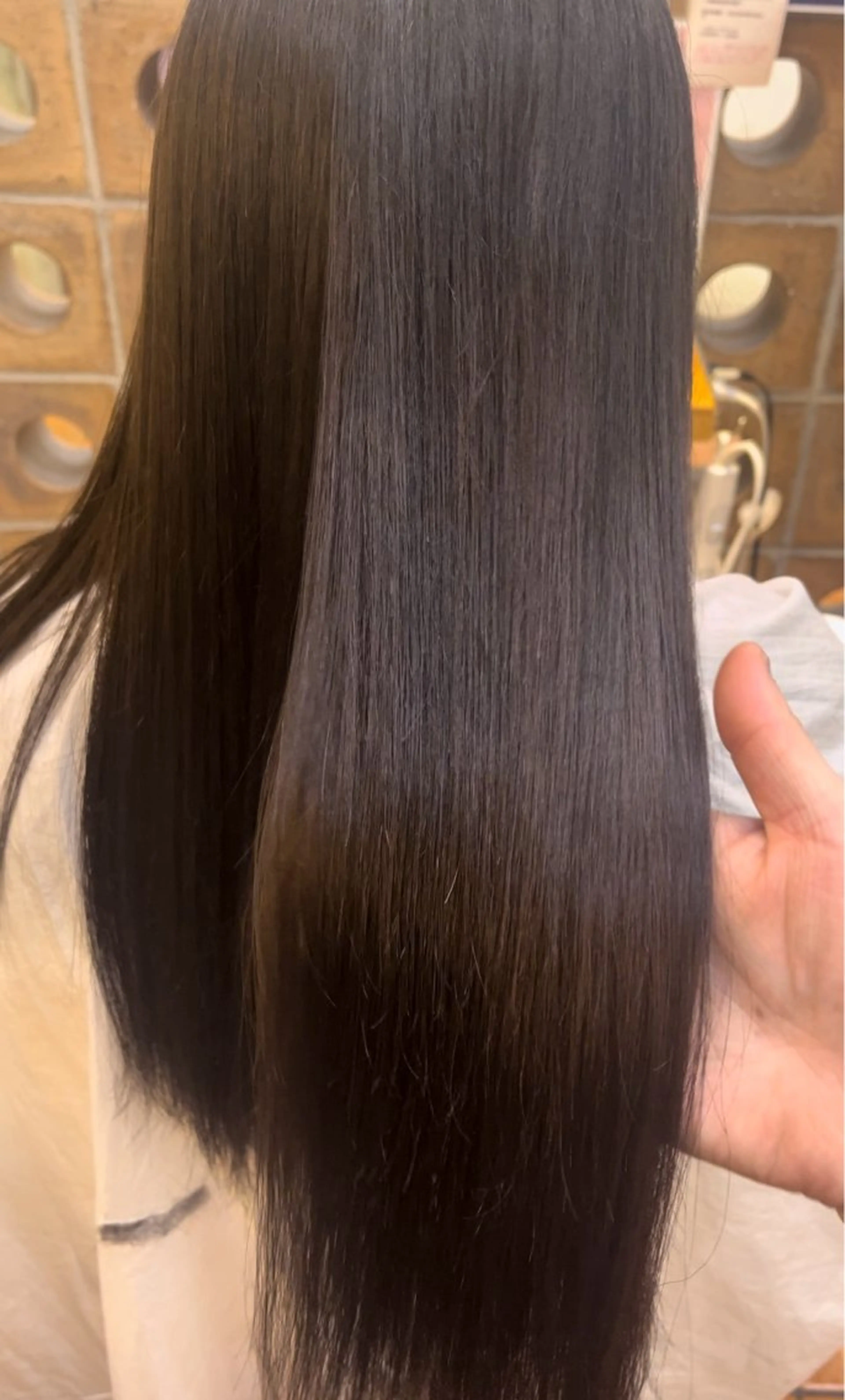 ロング パーマ カット 縮毛矯正 トリートメント 🤍店長　艶カラー 髪質改善縮毛特化🤍のヘアスタイル