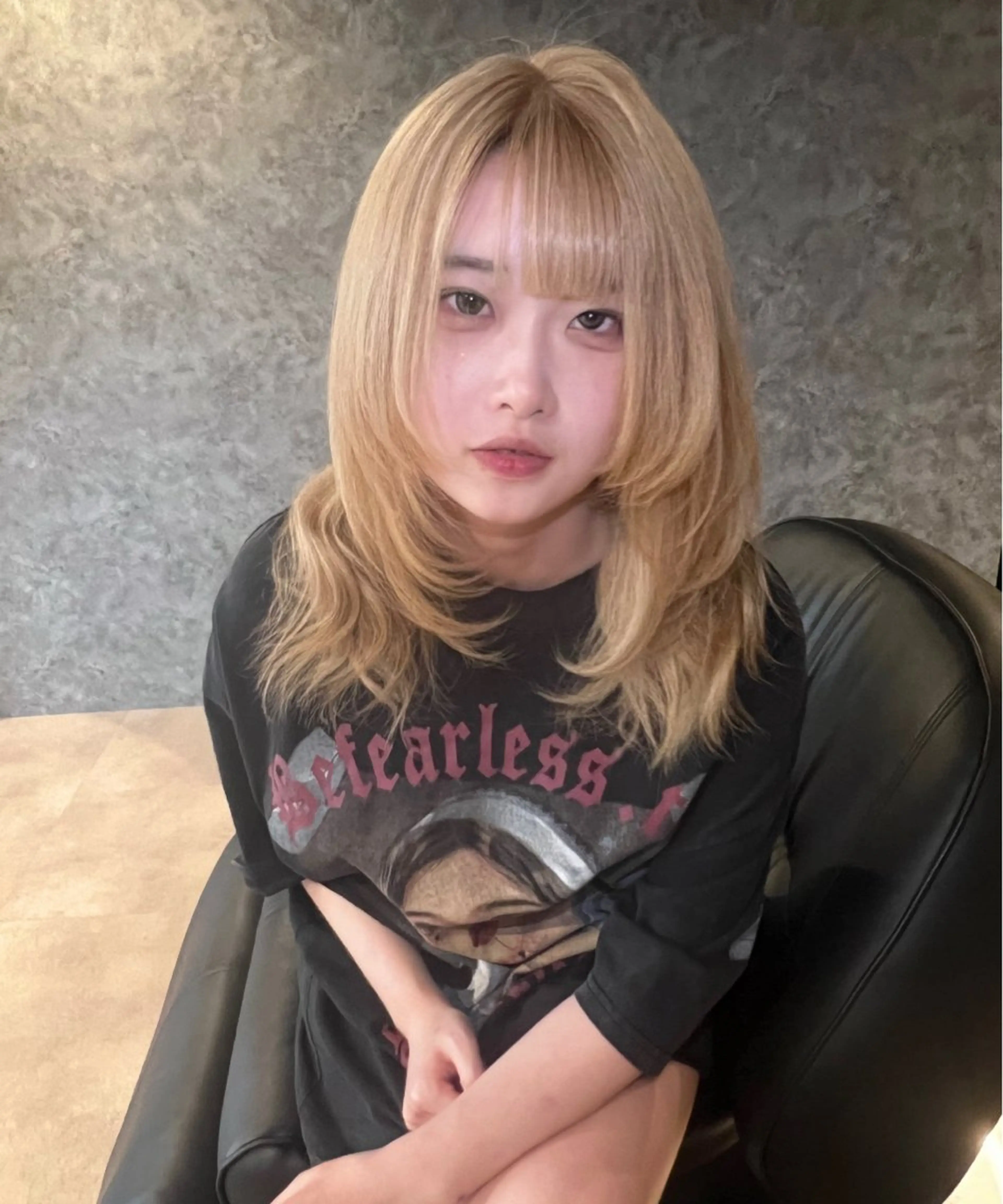 ロング カラー ヘアカラー トリートメント 小谷 梨奈のヘアスタイル