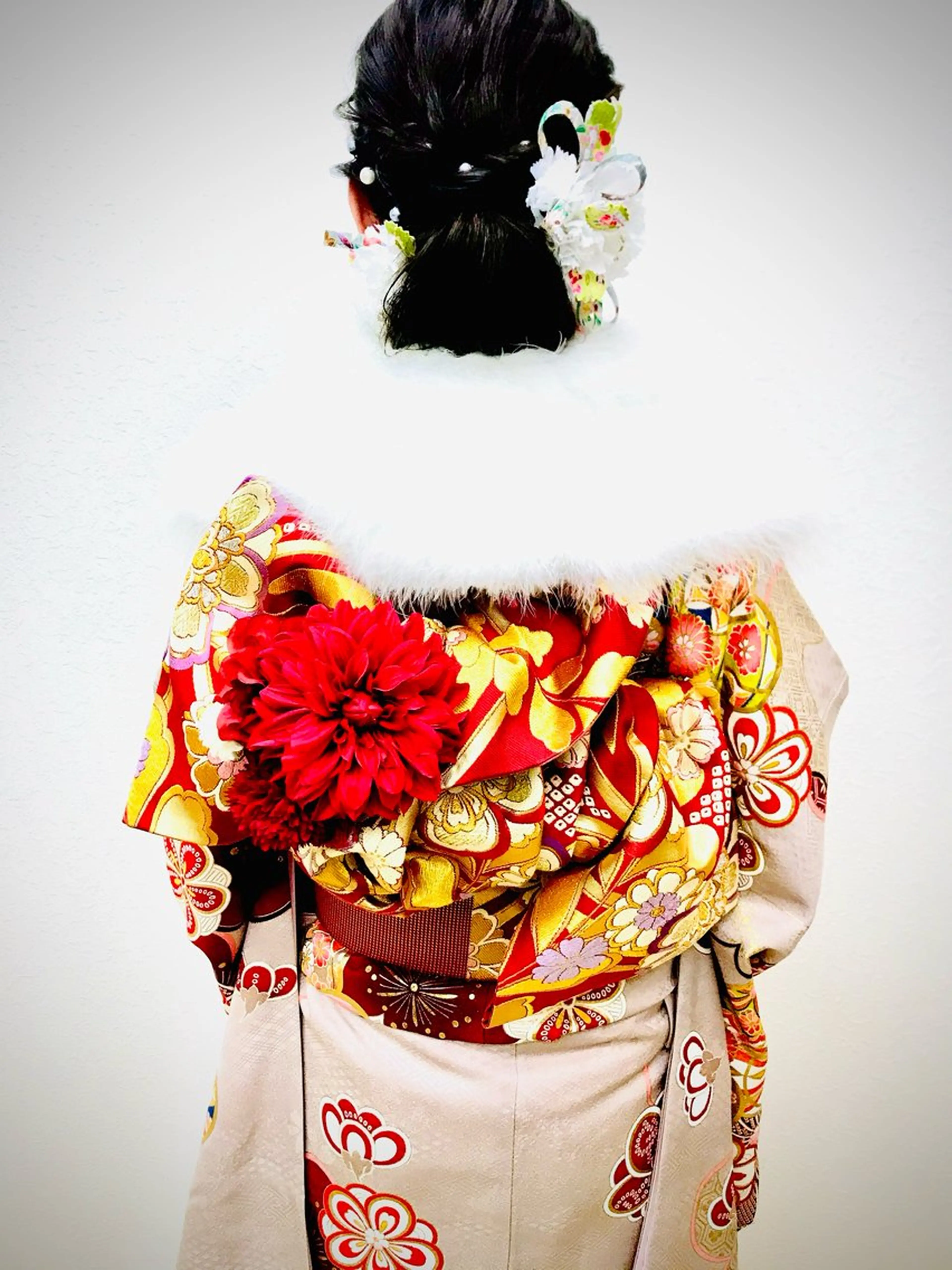 ヘアアレンジ 成人式 katae sayoriのヘアスタイル