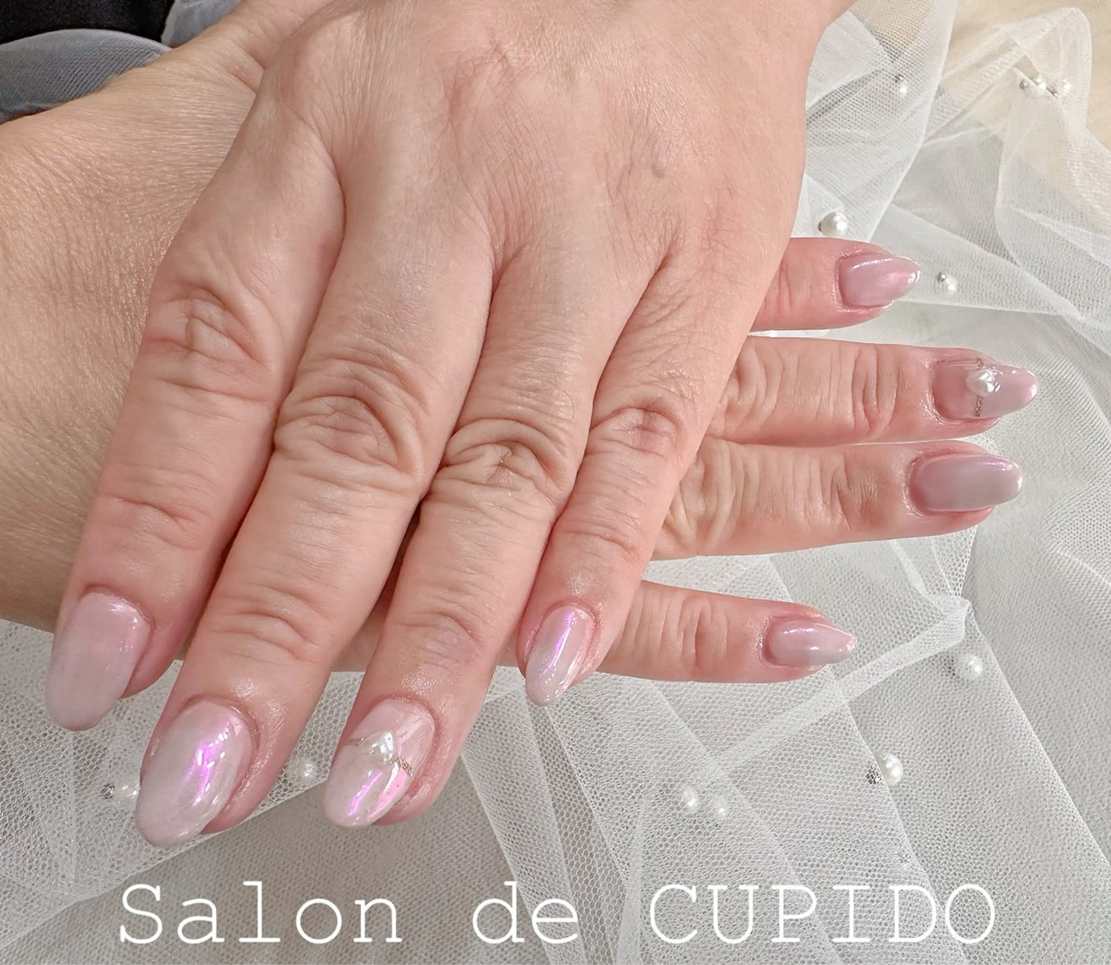 ネイル アートネイル オーロラネイル マグネットネイル ミラーネイル ワンカラーネイル Salon de CUPIDOのネイルデザイン