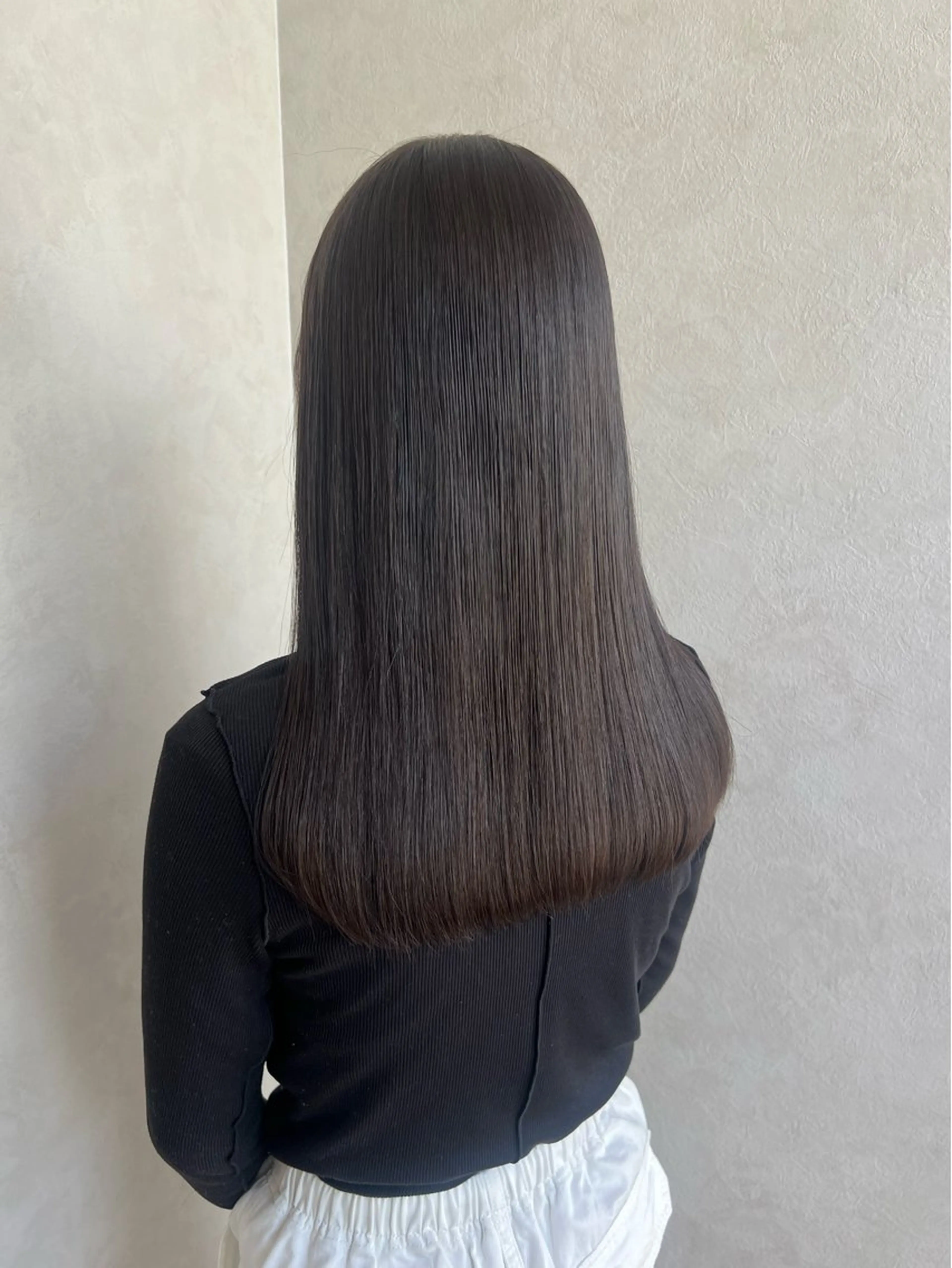 ロング カット ヘアカラー トリートメント 濱野 梨奈のヘアスタイル