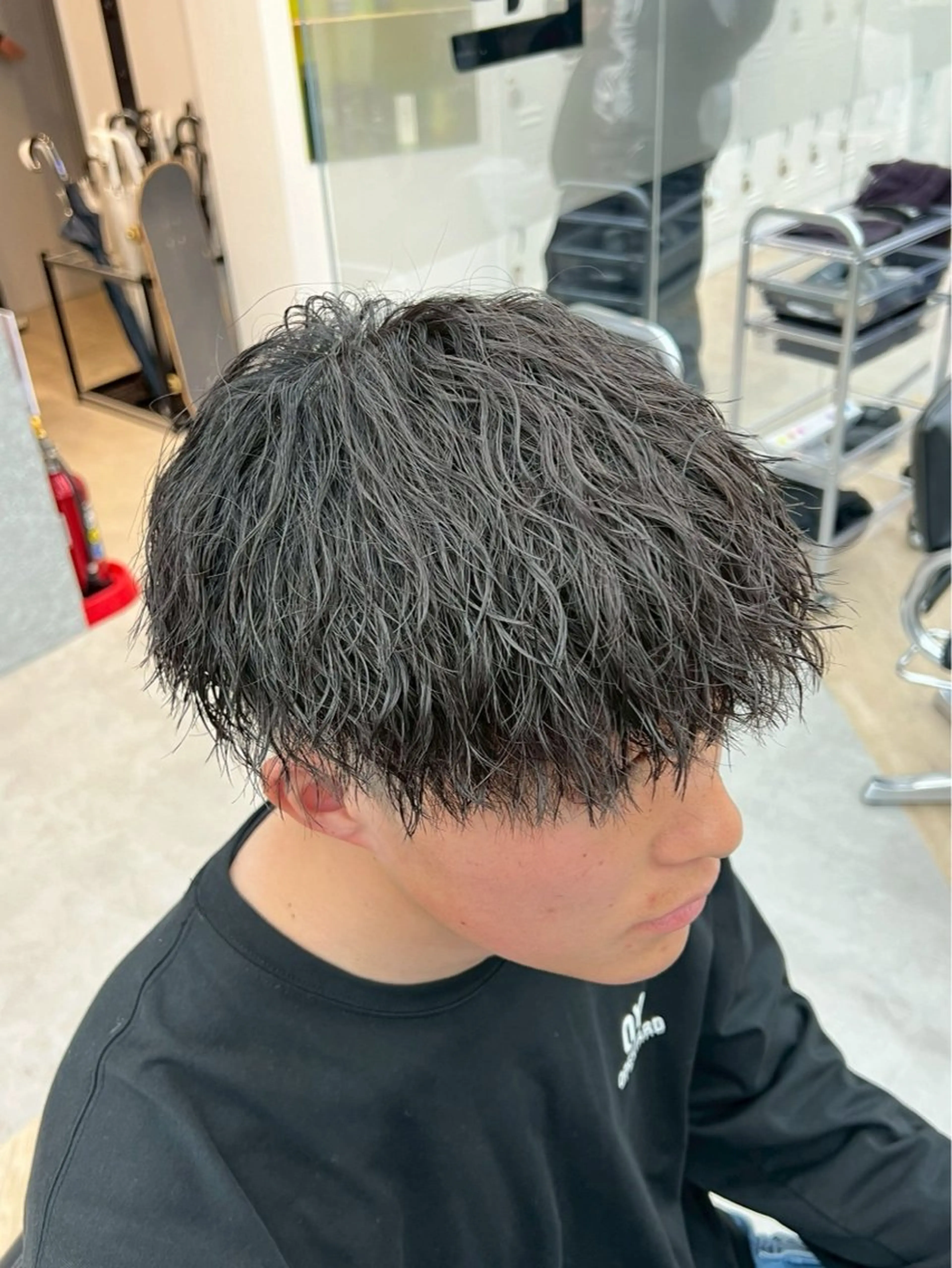 ショート パーマ メンズ カット パーマ 名古屋メンズパーマ /松井生のヘアスタイル