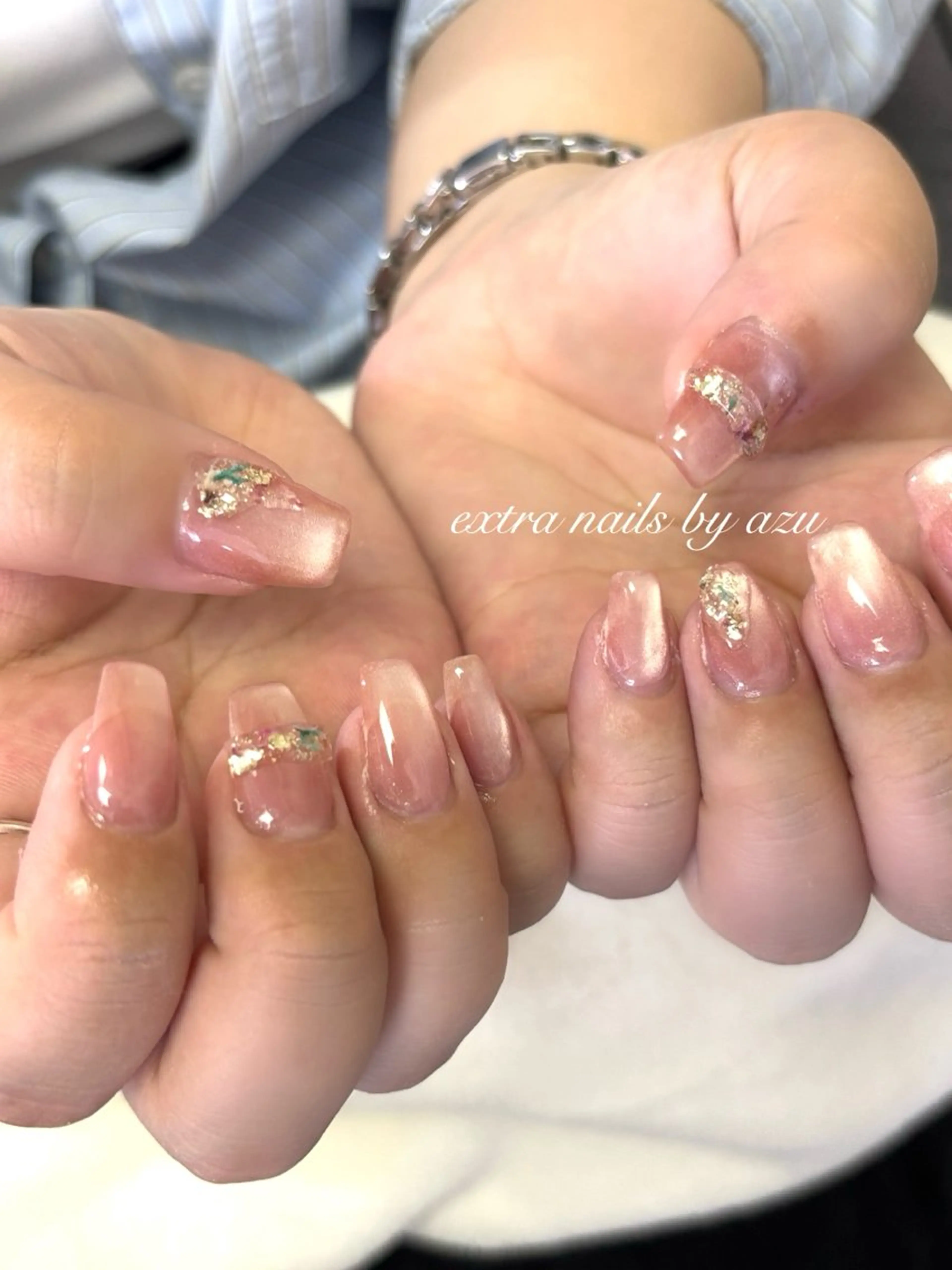 ネイル ハンドネイル extranails /wax　azuのネイルデザイン