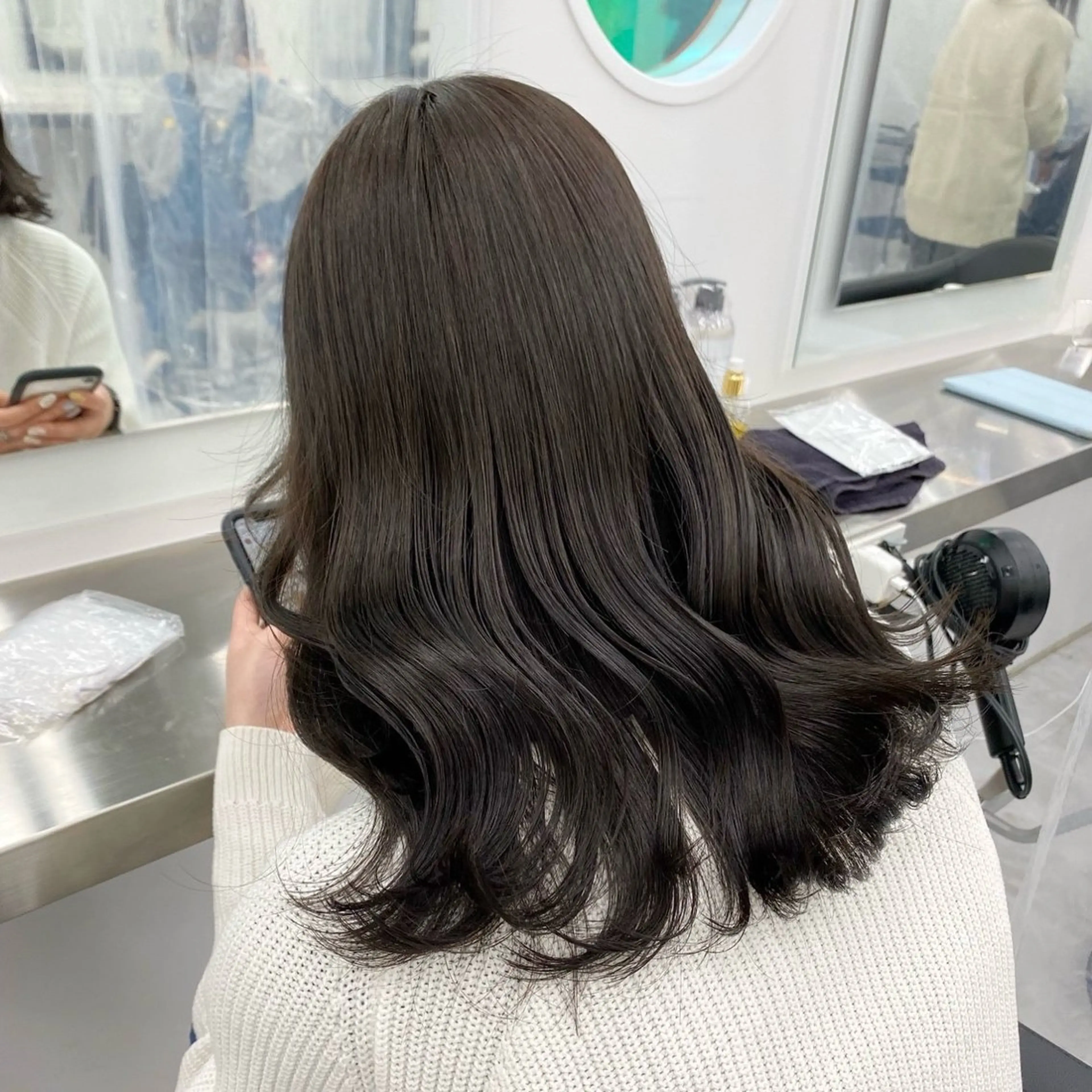 カラー 🤍透明感グレージュ カラー🤍RINのヘアスタイル