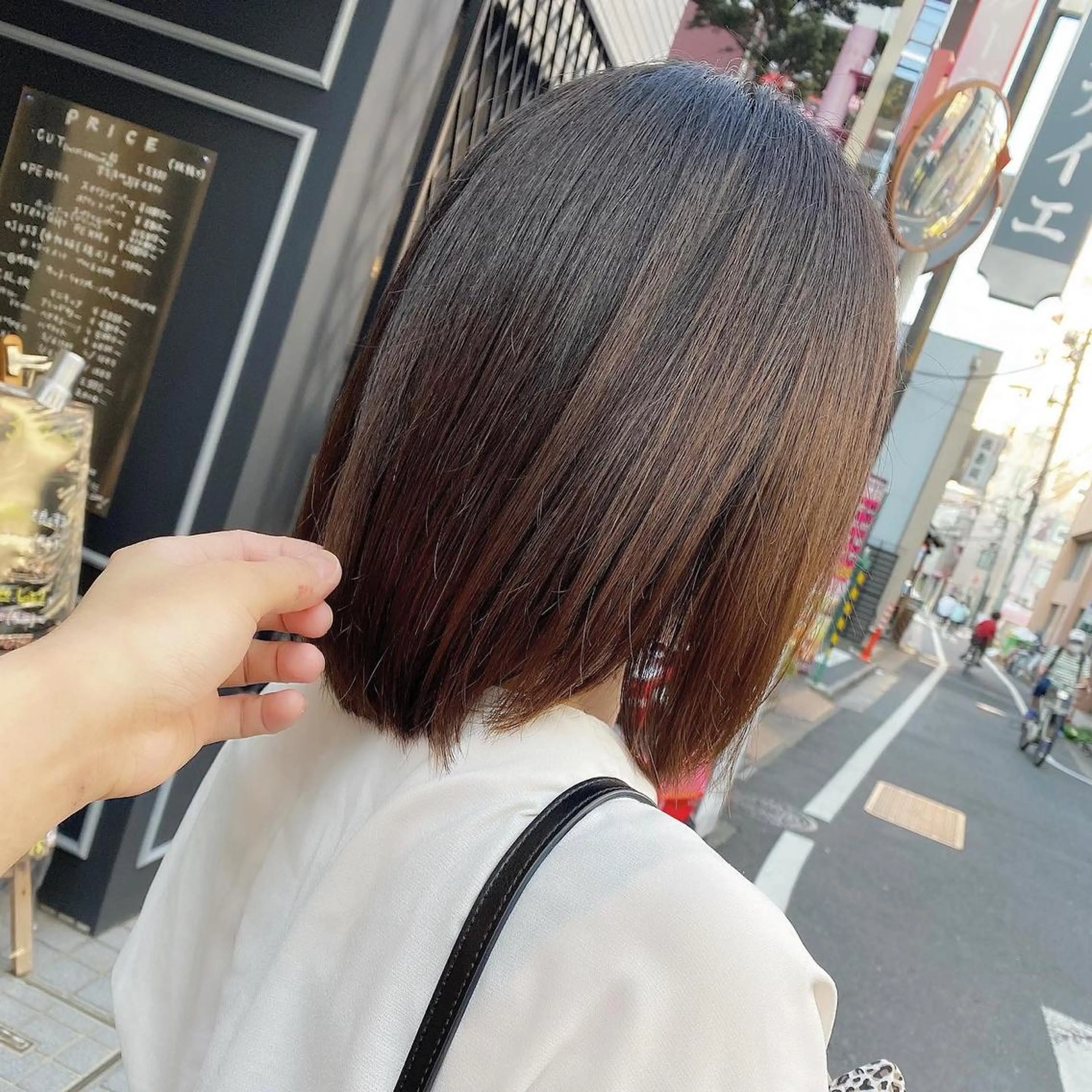 ミディアム ボブ 髪質改善 SALOWIN 池袋Suite店所属・髪質改善特化 安東駿介のヘアスタイル