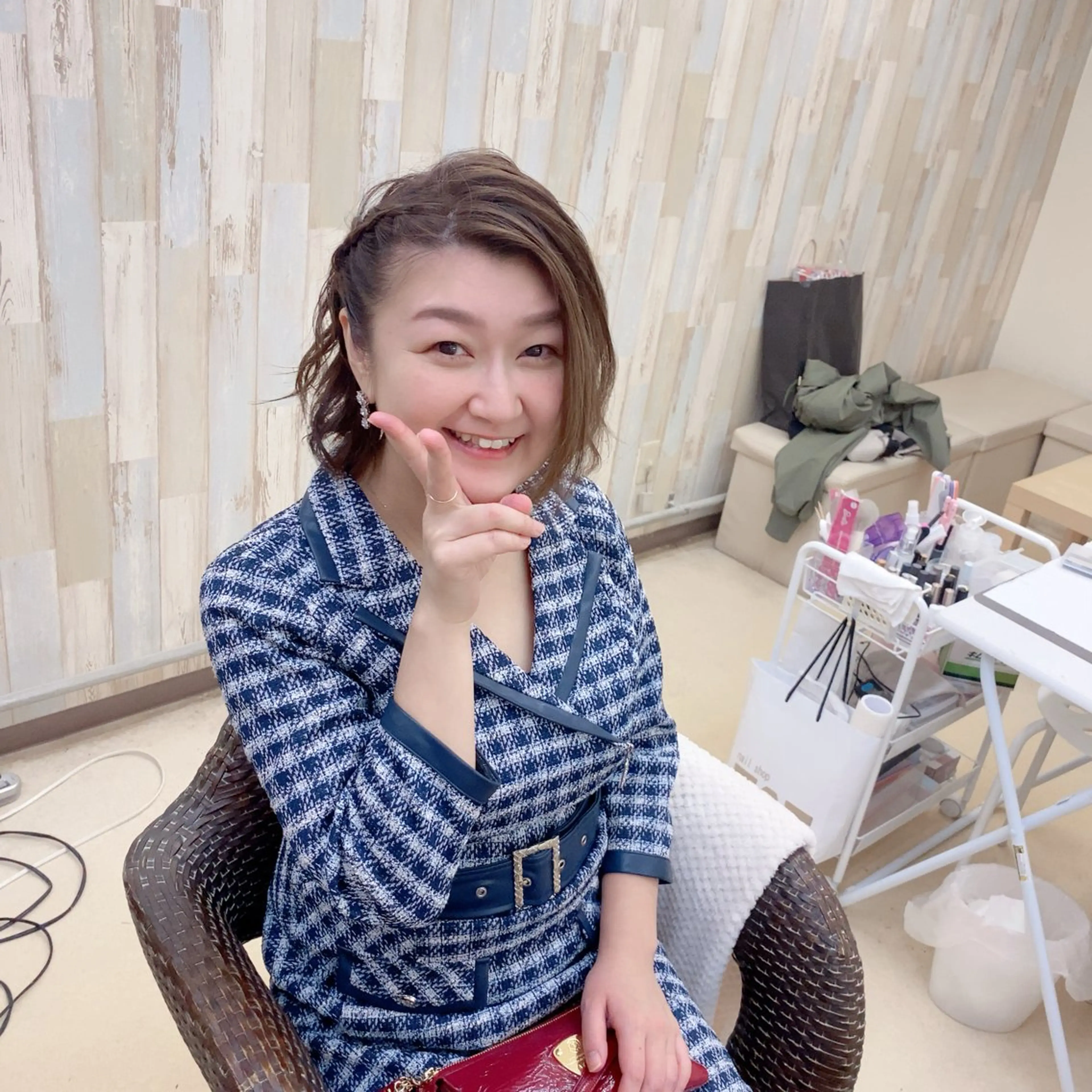 ミディアム ヘアセット Hair Salon Noel所属・吉田 由希子のヘアスタイル
