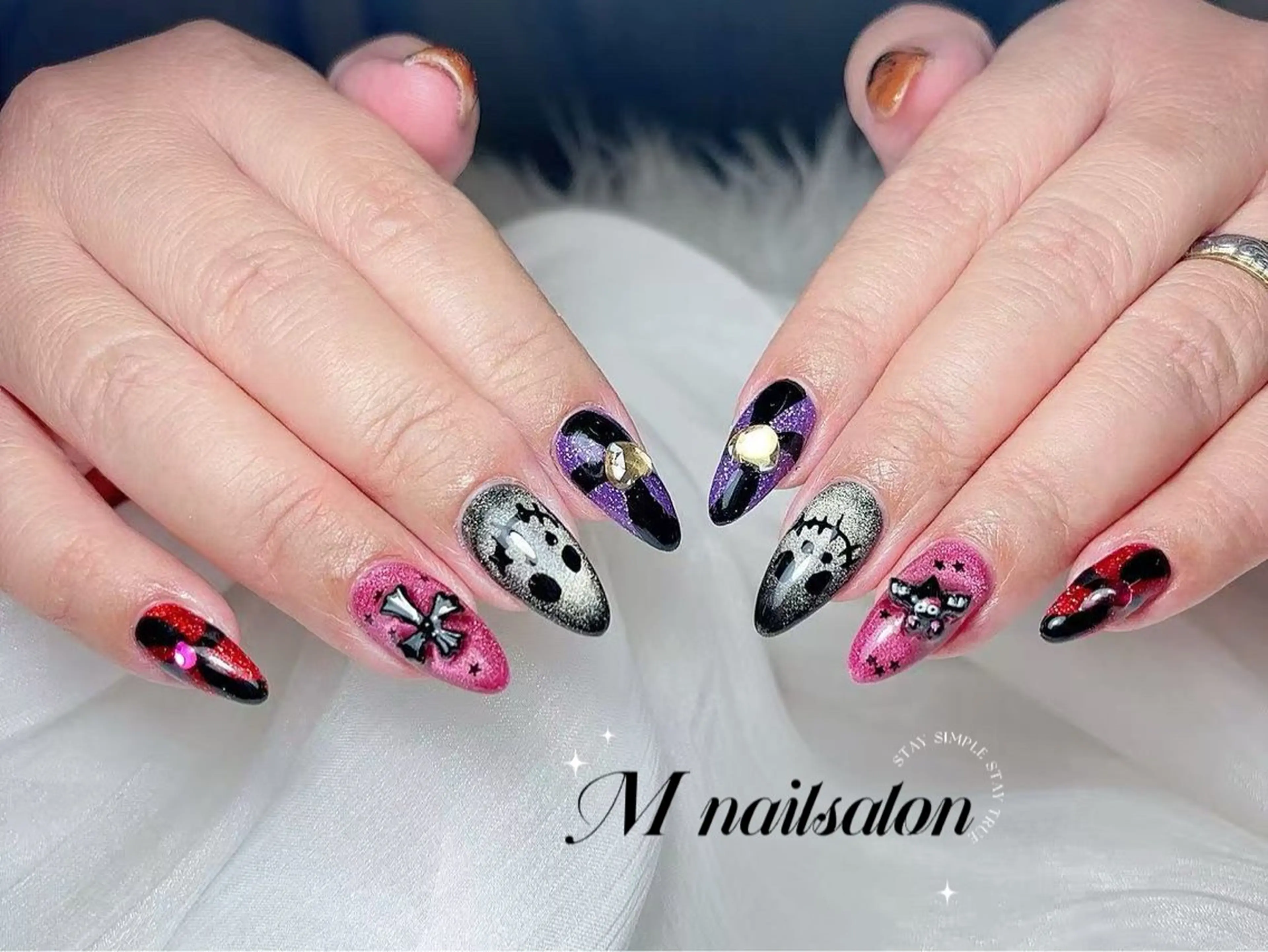 ネイル M🌷nail 長さだし専門店のネイルデザイン