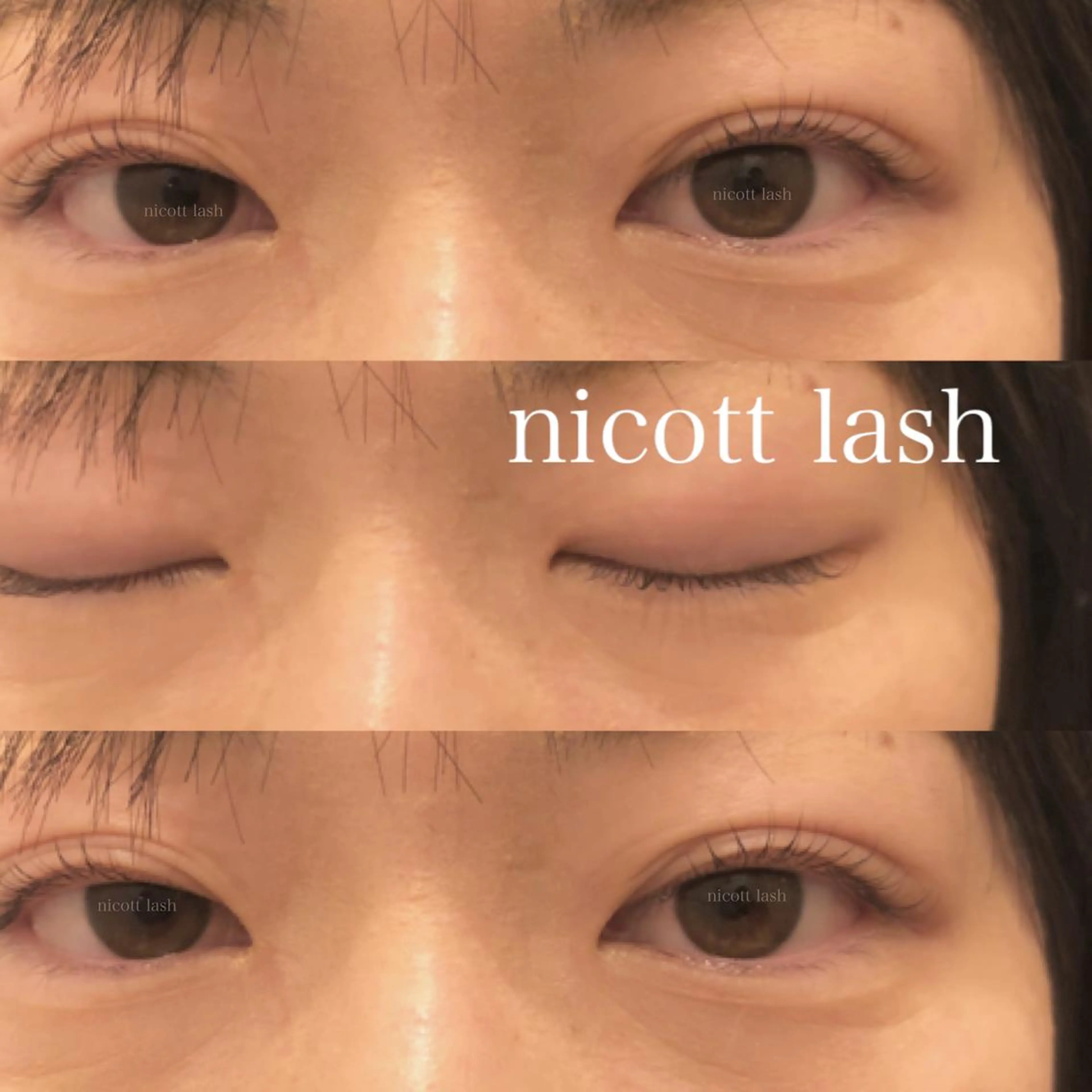 マツエク・マツパ nicott 松本のマツエク・マツパデザイン