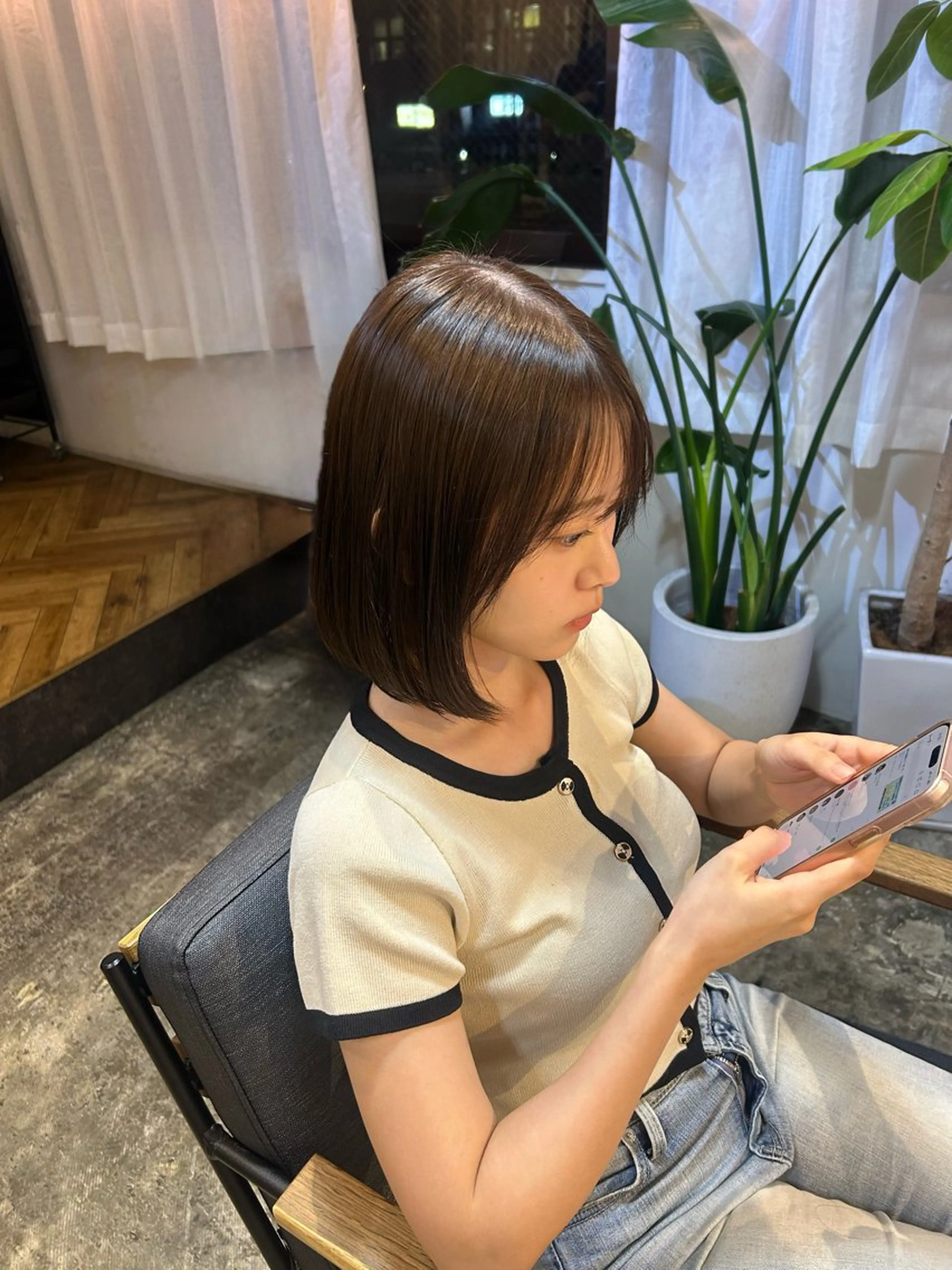 ショート knock な お 烏丸御池のヘアスタイル