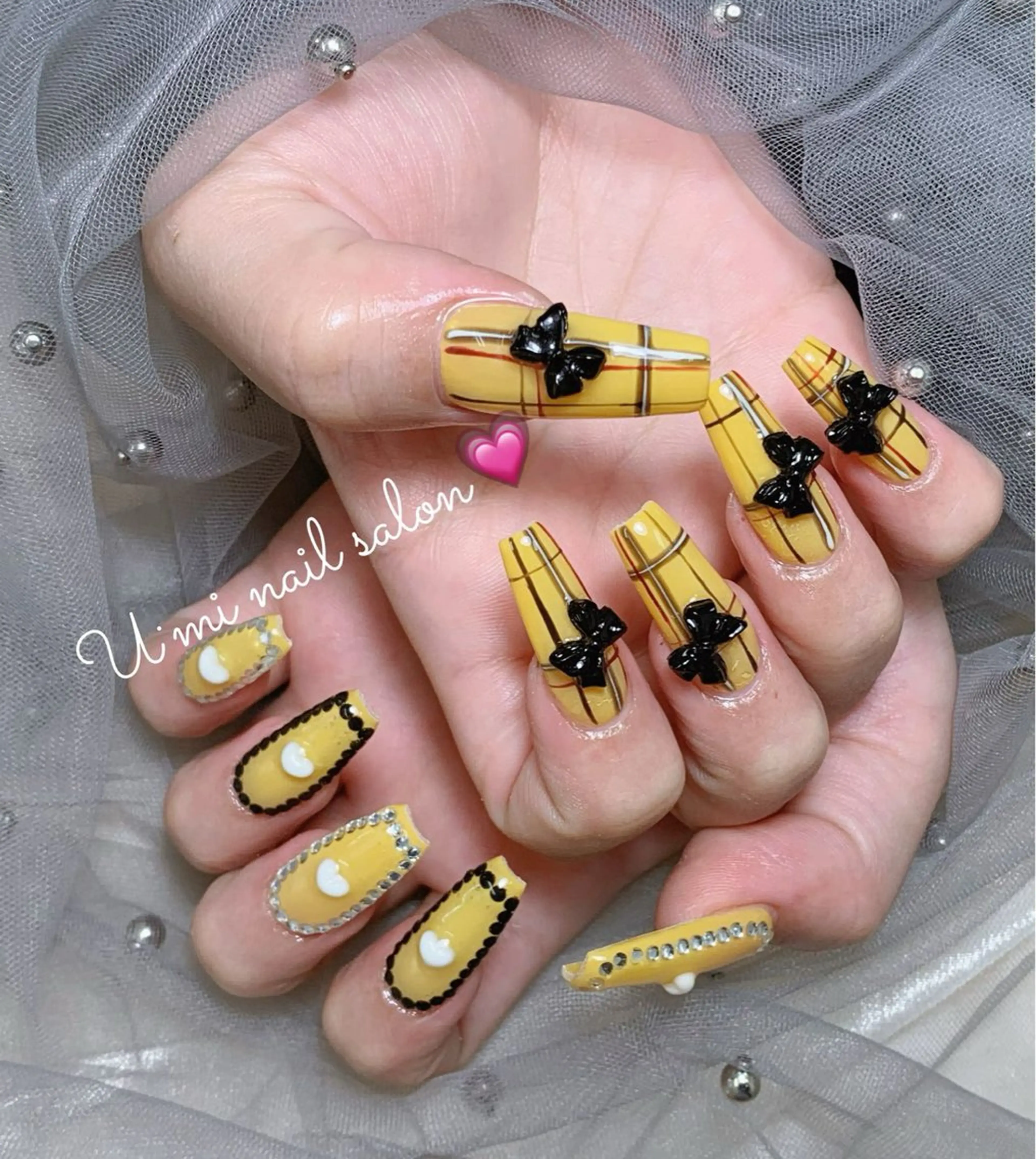 ネイル 持ち込み ハンドネイル Ｕ·Mi nail salon所属・u・mi  上野御徒町パラジェルのネイルデザイン