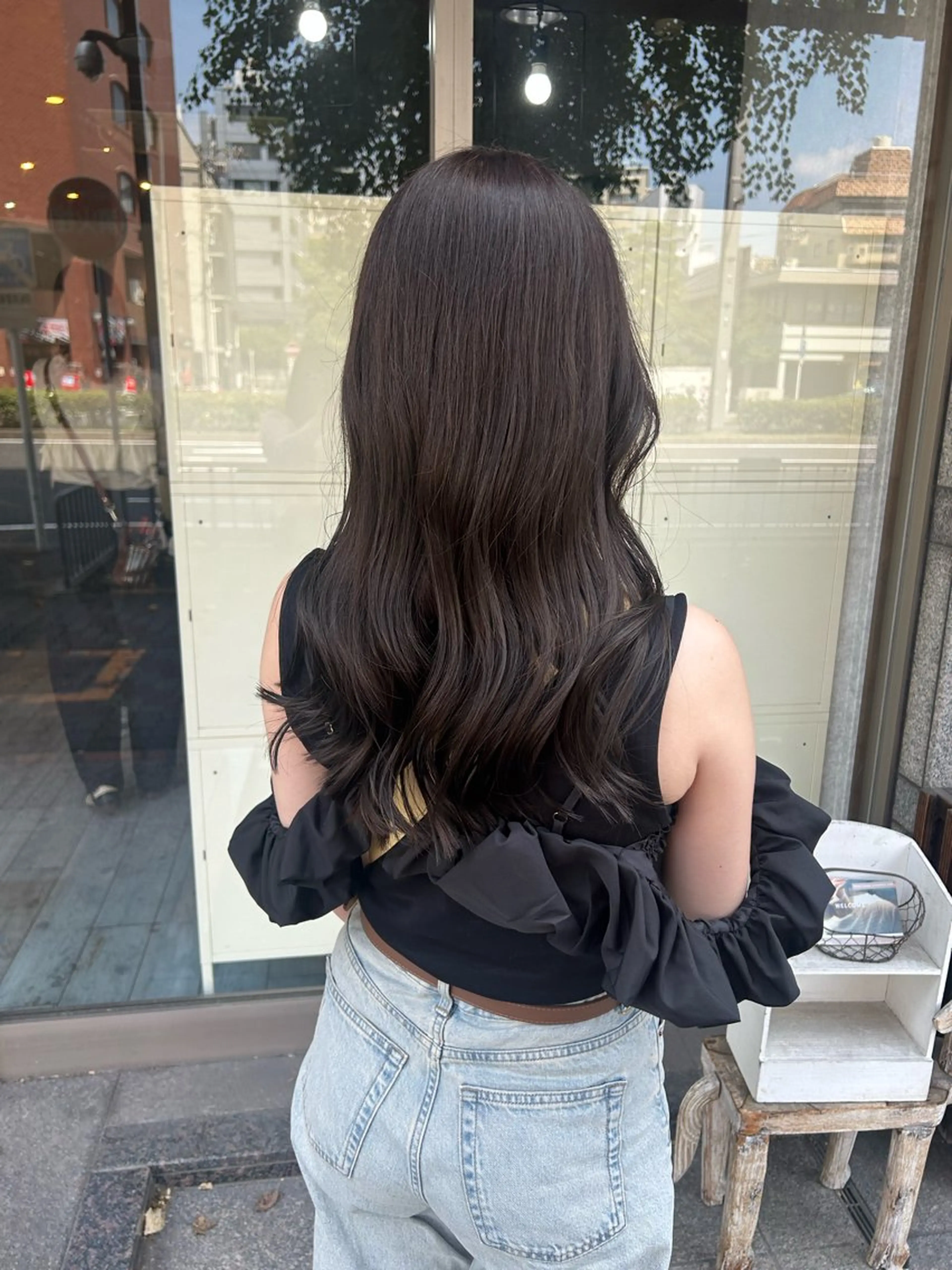 ロング カラー ブラウンカラー くすみブラウン カット ヘアカラー トリートメント ｲﾁｶﾜ ﾐｵ/ minim hairのヘアスタイル