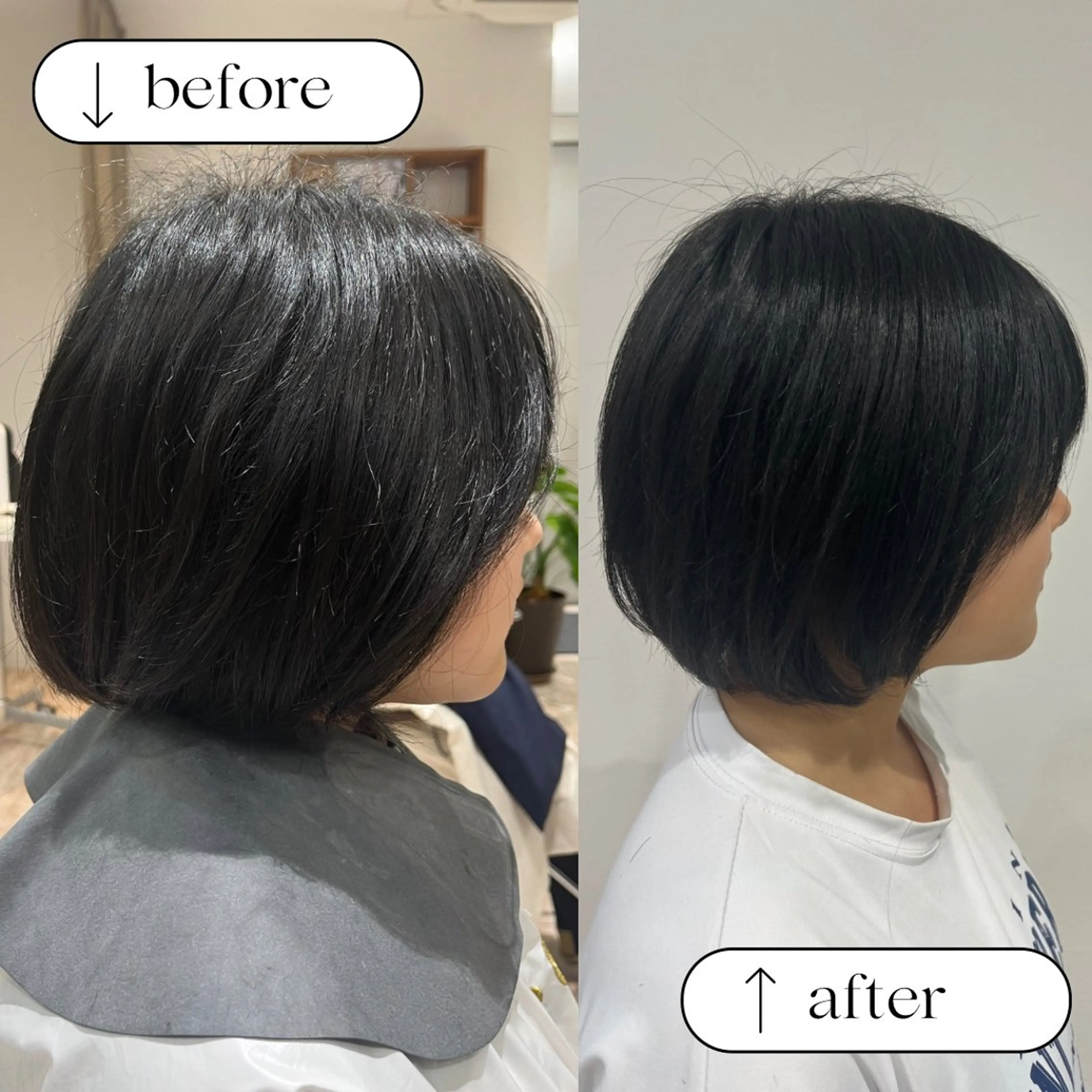 ショート レイヤーカット Le clic ALPHA所属・小顔似合わせカット/ レイヤー/mai‪のヘアスタイル