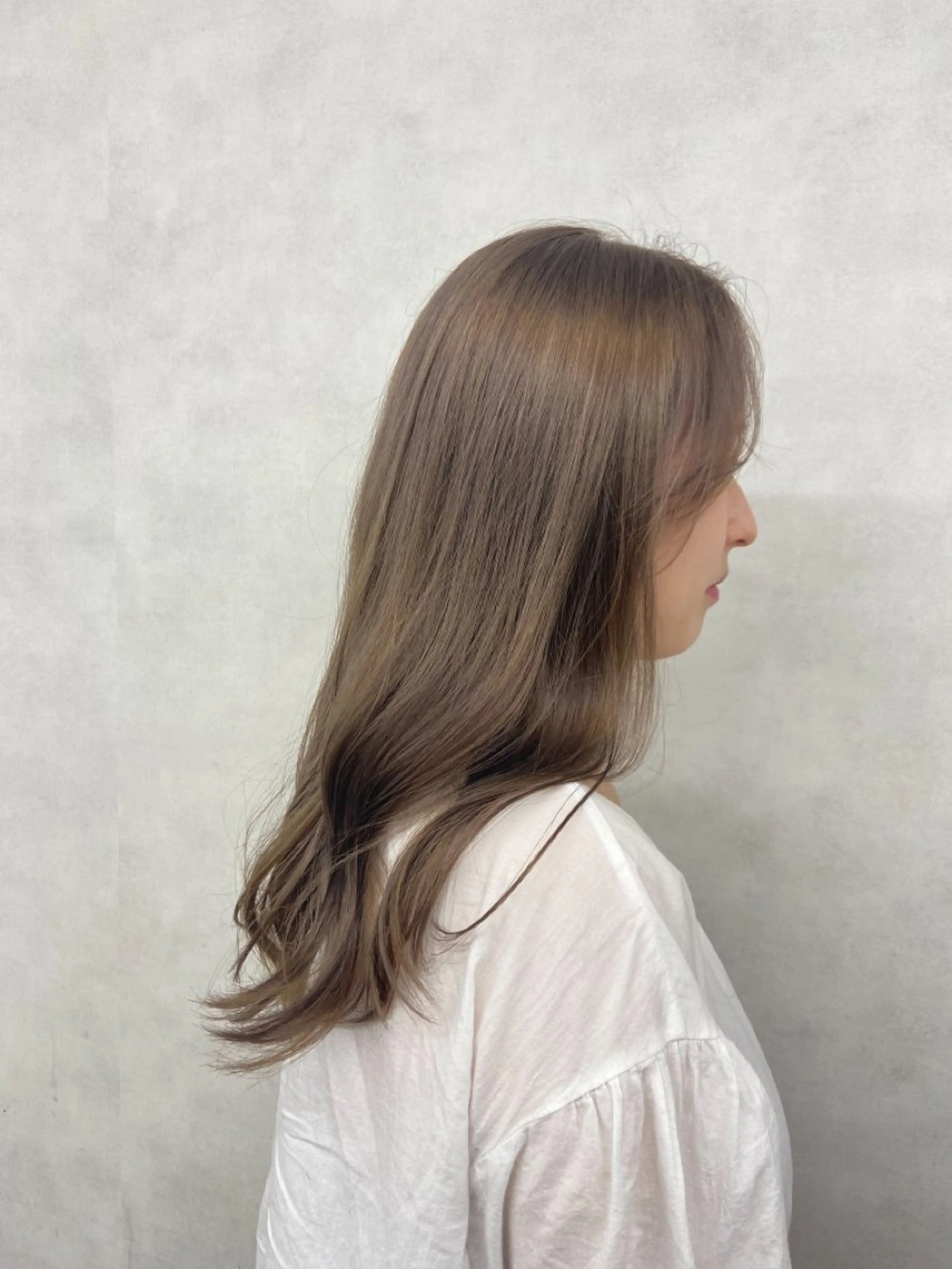ミディアム カラー ブリーチ ヘアカラー トリートメント MODEK's 庄内 mikuのヘアスタイル