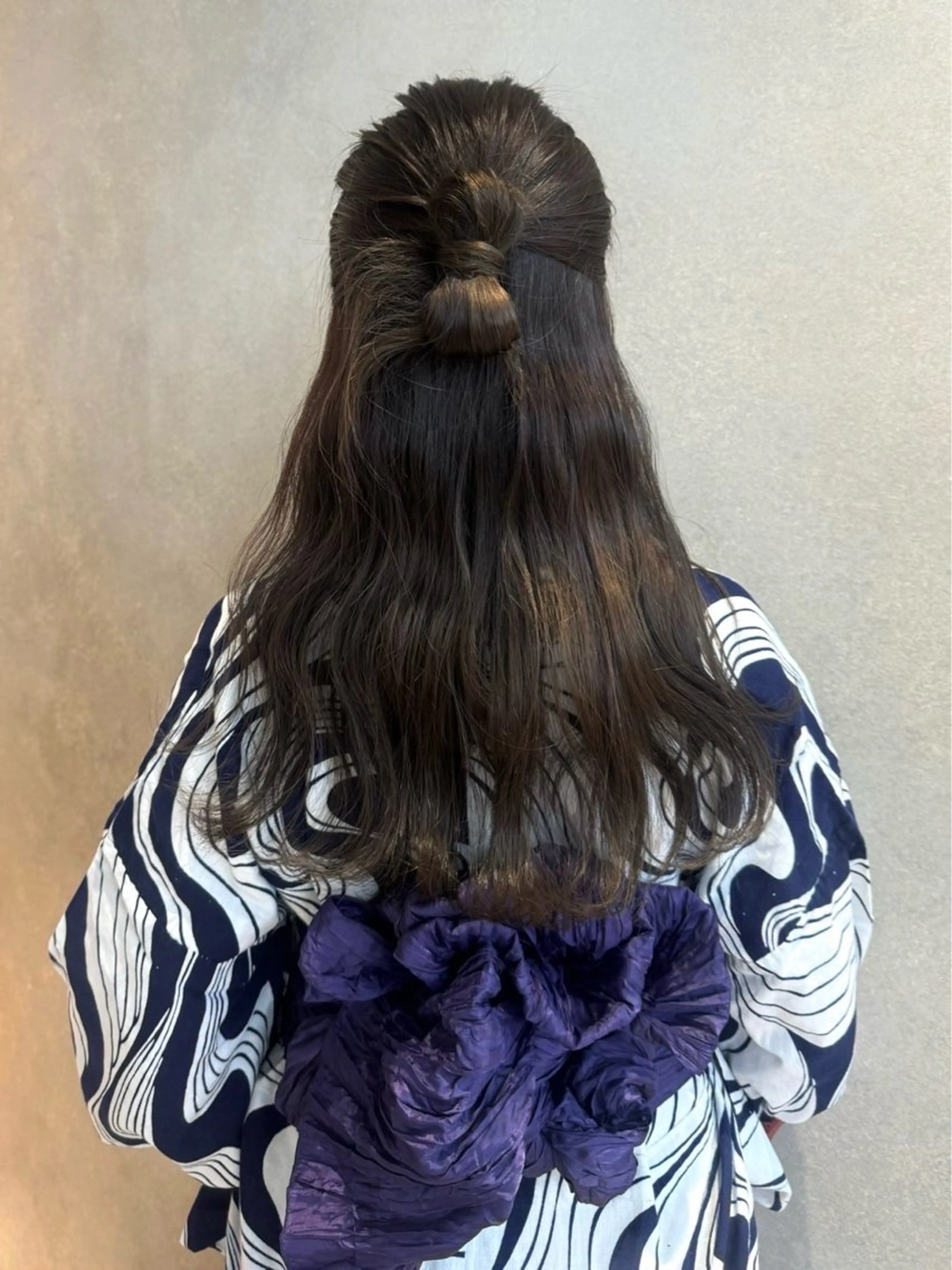 ミディアム ヘアアレンジ 暖色カラー/nail / miu 🌺❤︎のネイルデザイン