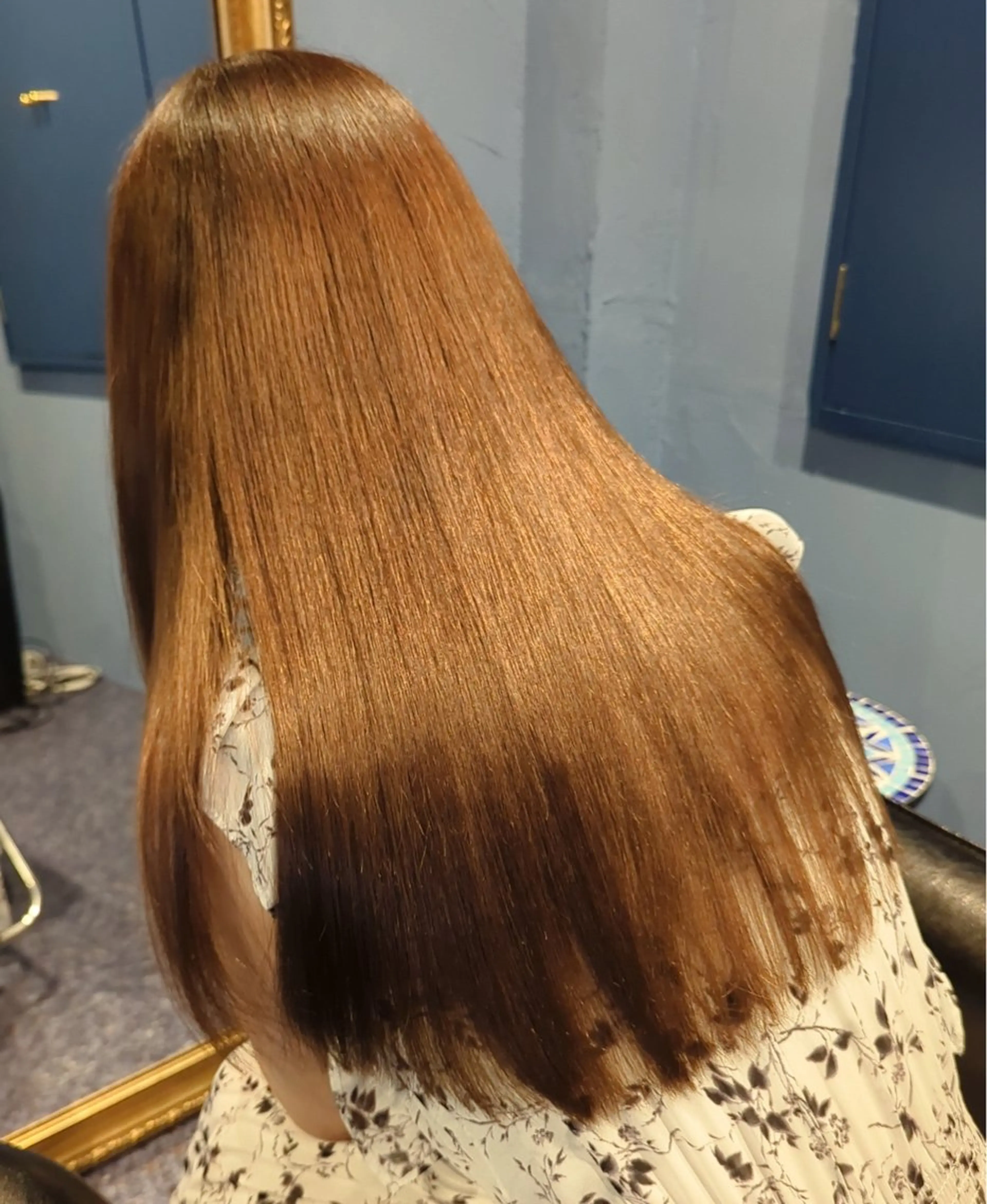 ロング パーマ 髪質改善 ストレートパーマ 髪屋HeadspaBeauty所属・杉木 真理のヘアスタイル