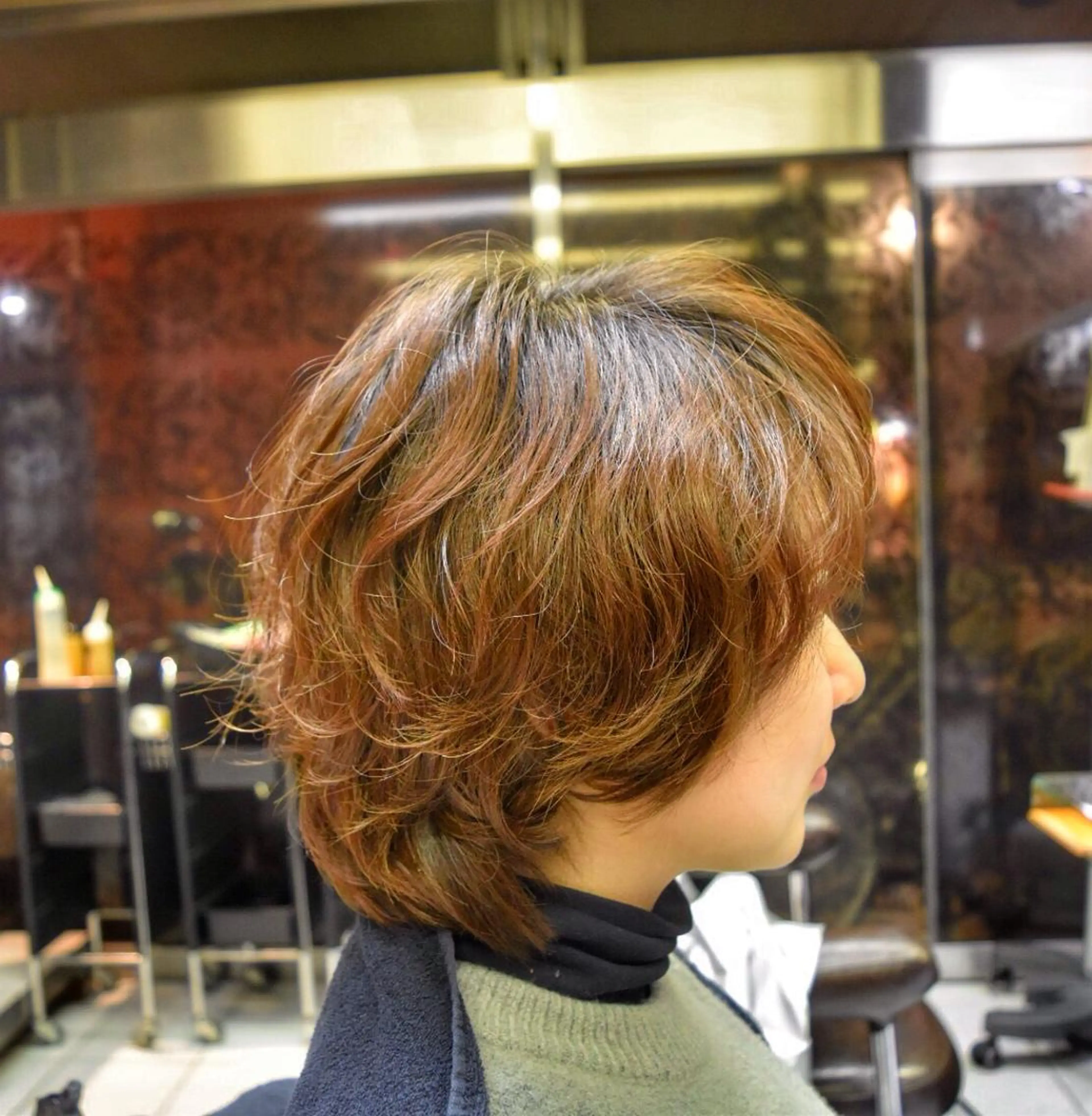 ショート パーマ 中川 拓弥のヘアスタイル