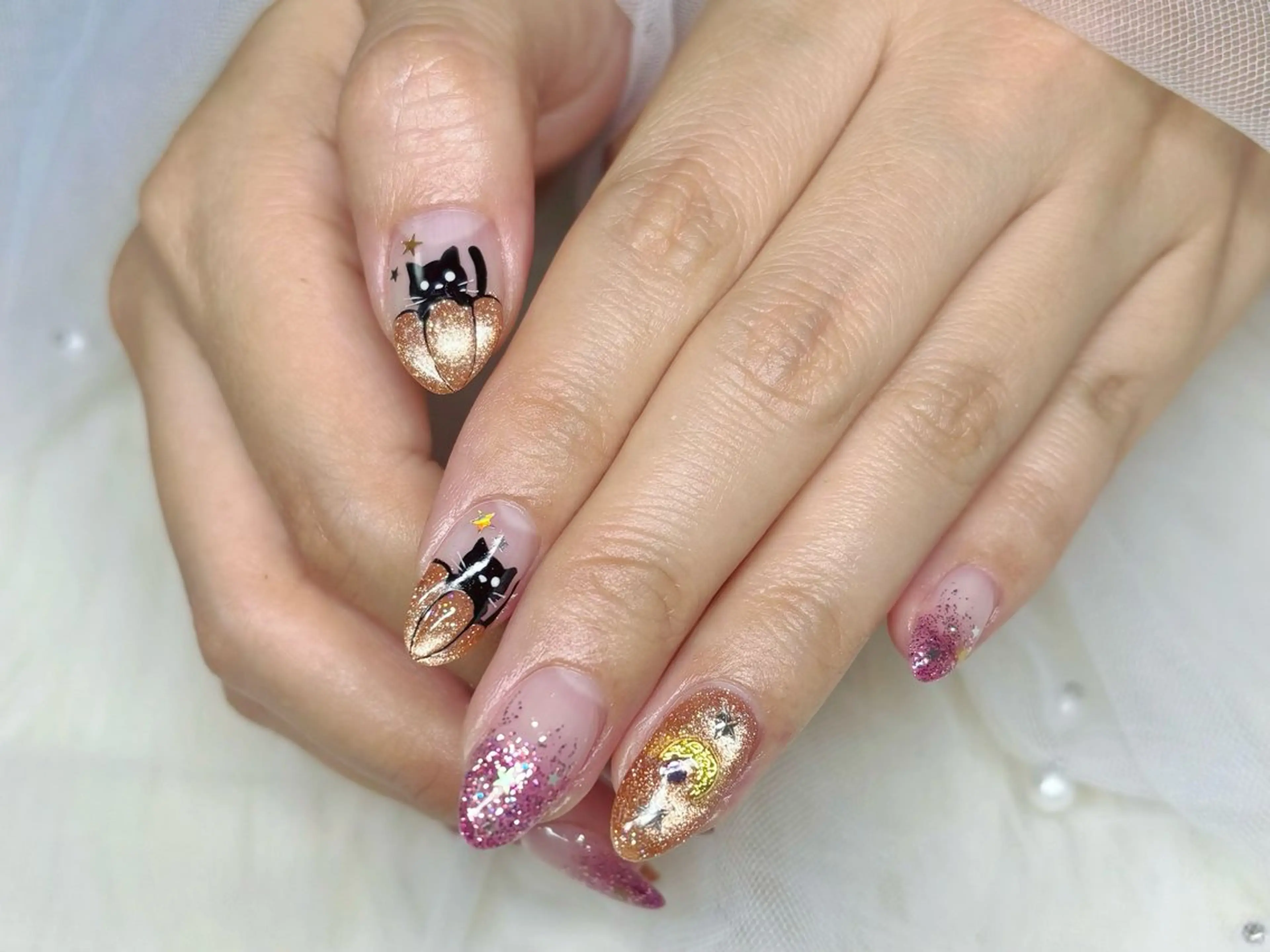 ネイル ハンドネイル Yuna🩵 RE:N.Nailのネイルデザイン