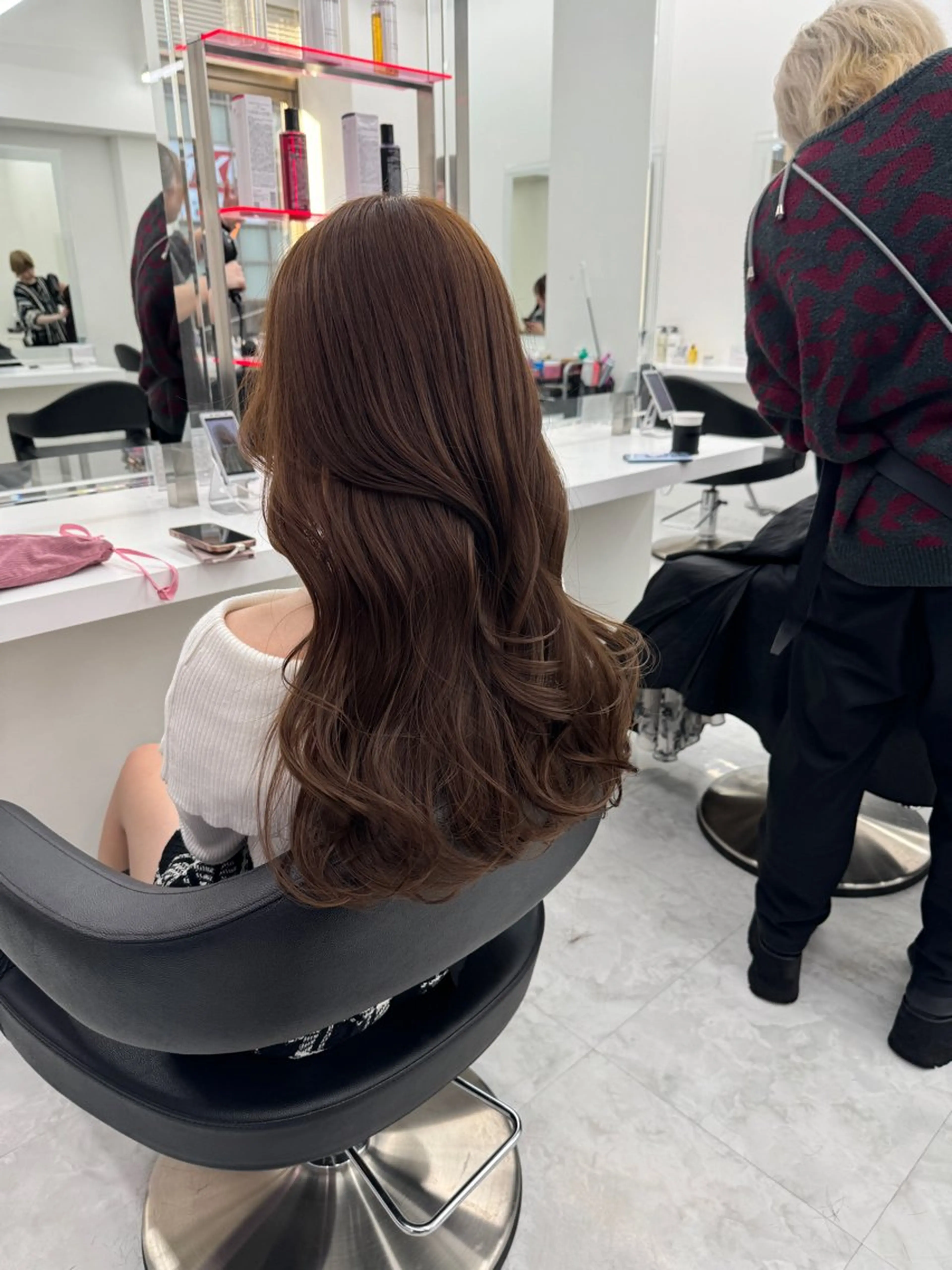ロング カラー ヘアカラー ヘッドスパ ヘアセット 💖透明感カラー＆暗 髪専門💖Akariのヘアスタイル