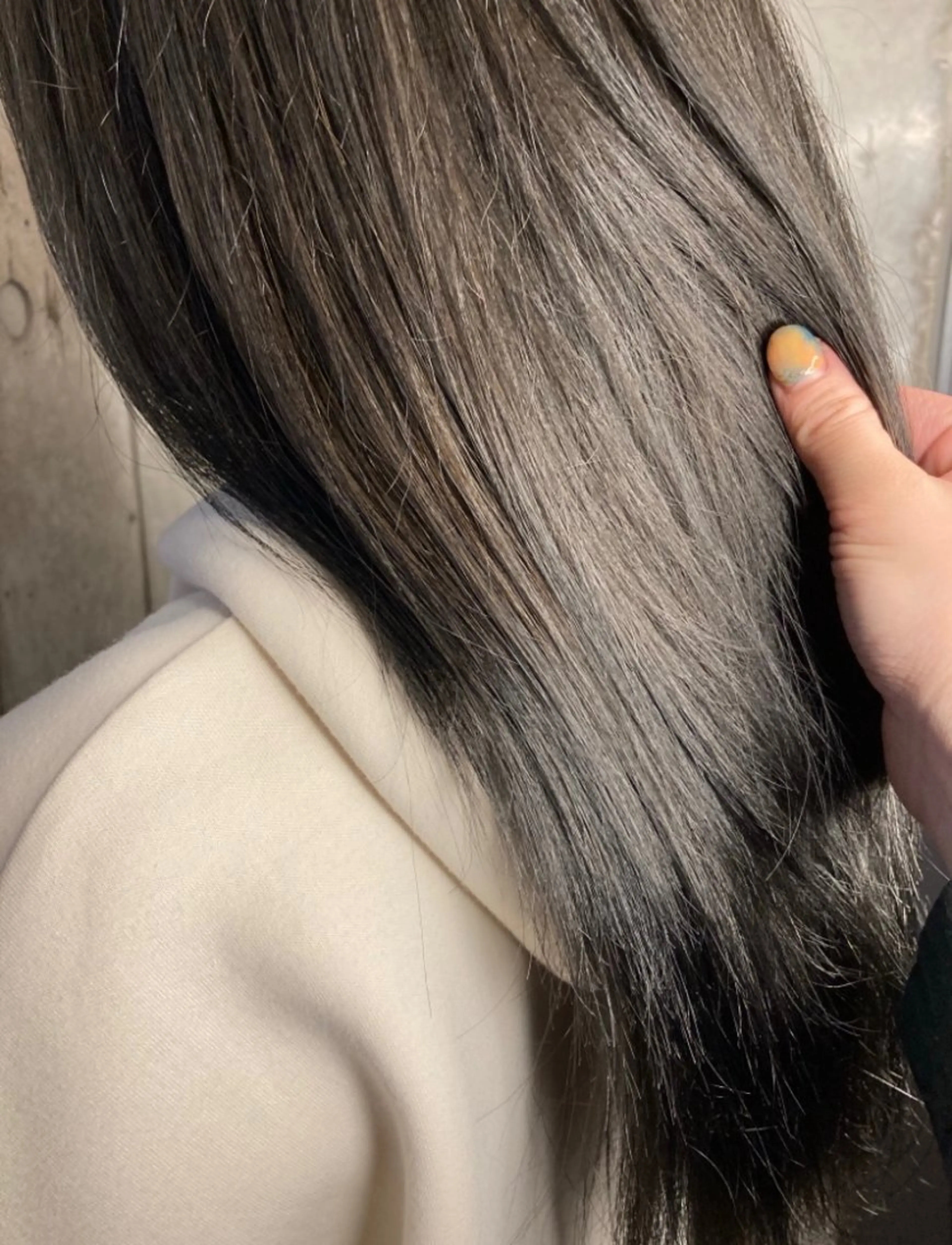 セミロング カラー 横浜美容室/暖色系 michika🌹のヘアスタイル