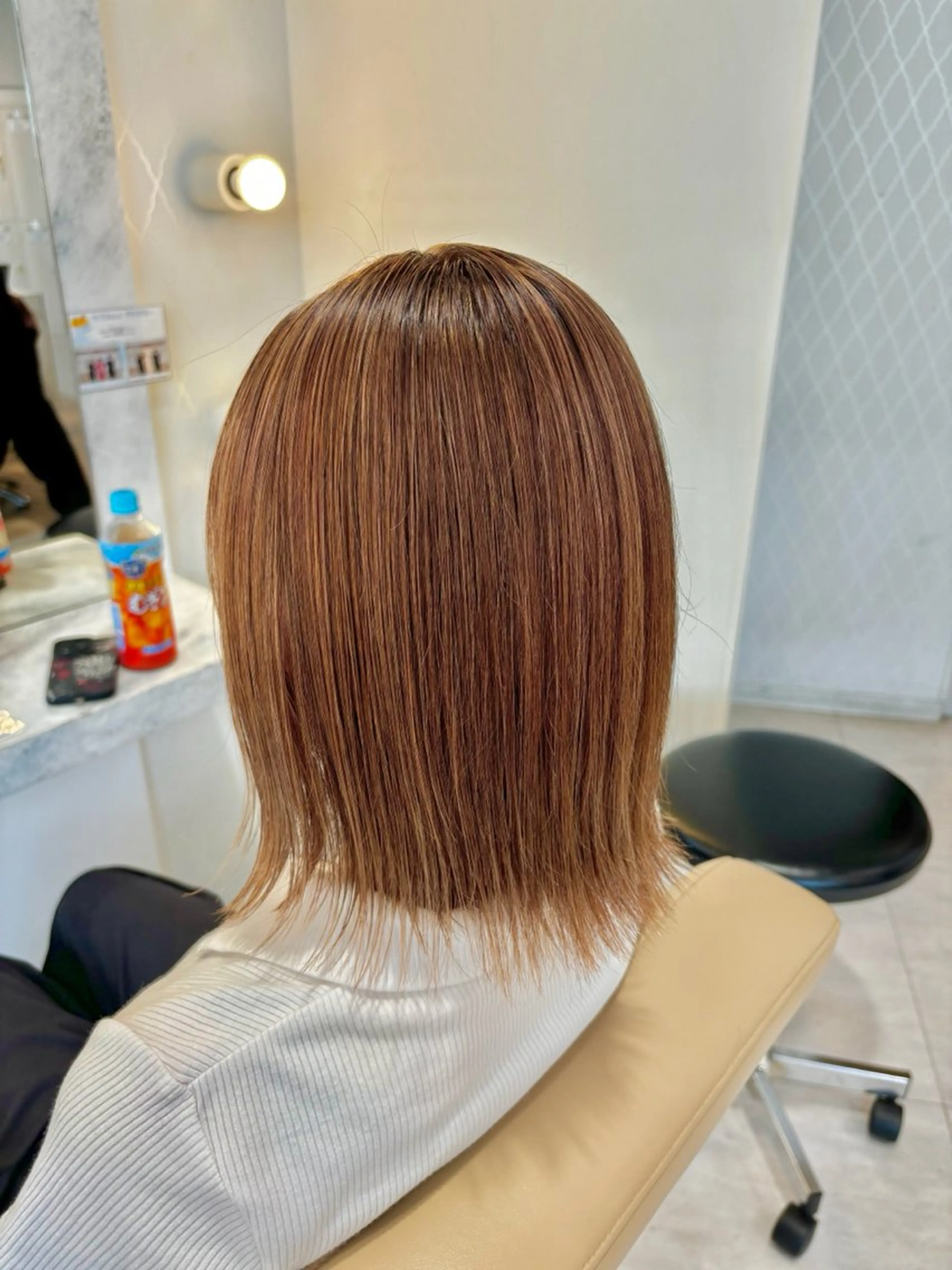 ショート カラー パーマ ヘアアレンジ デザインカラー ダブルカラー ハイライトカラー ハイライト 縮毛矯正 ヘアカラー Yuu/髪質改善 デザインカラーのヘアスタイル