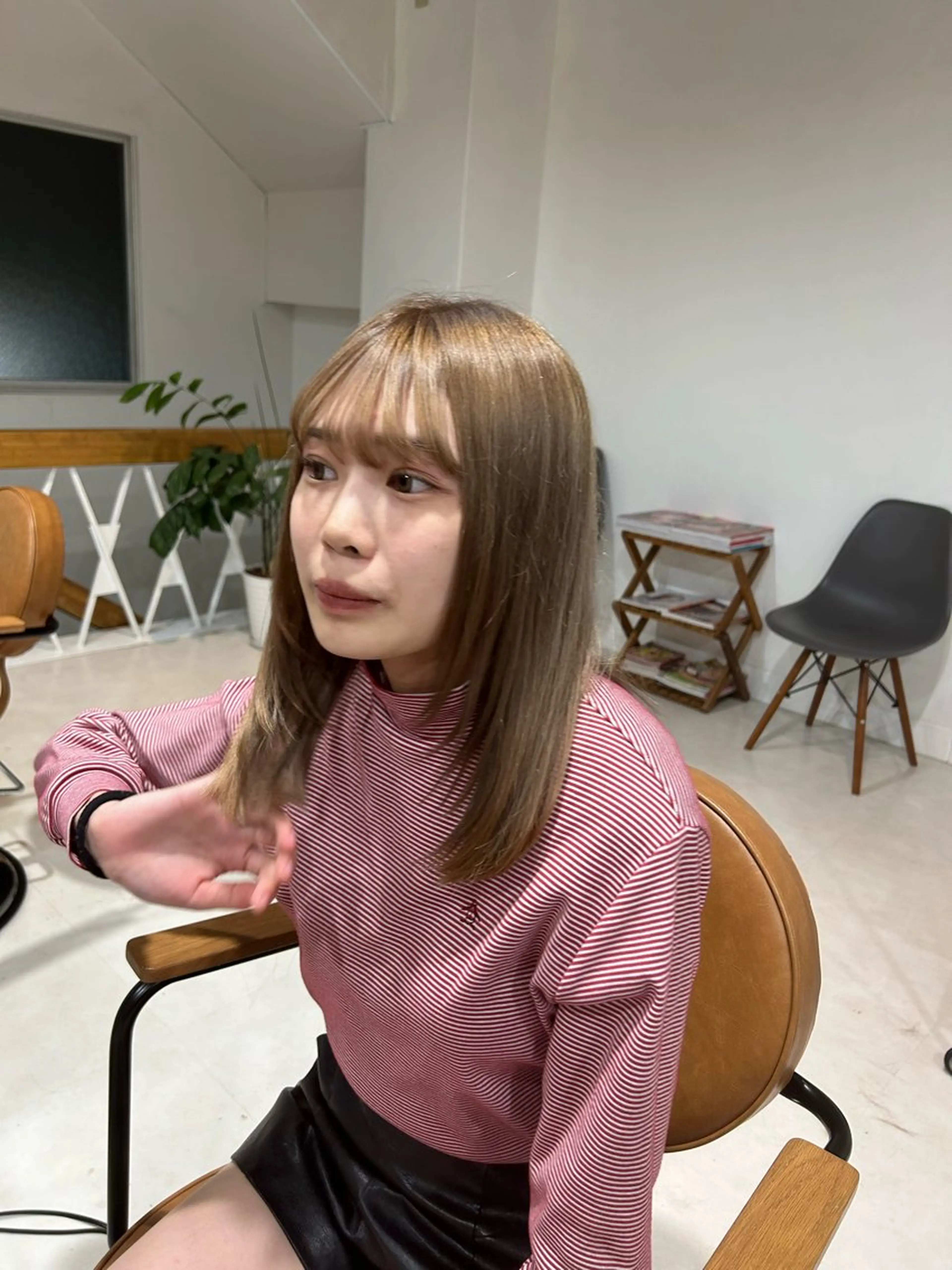 ミディアム amoretto miyuのヘアスタイル
