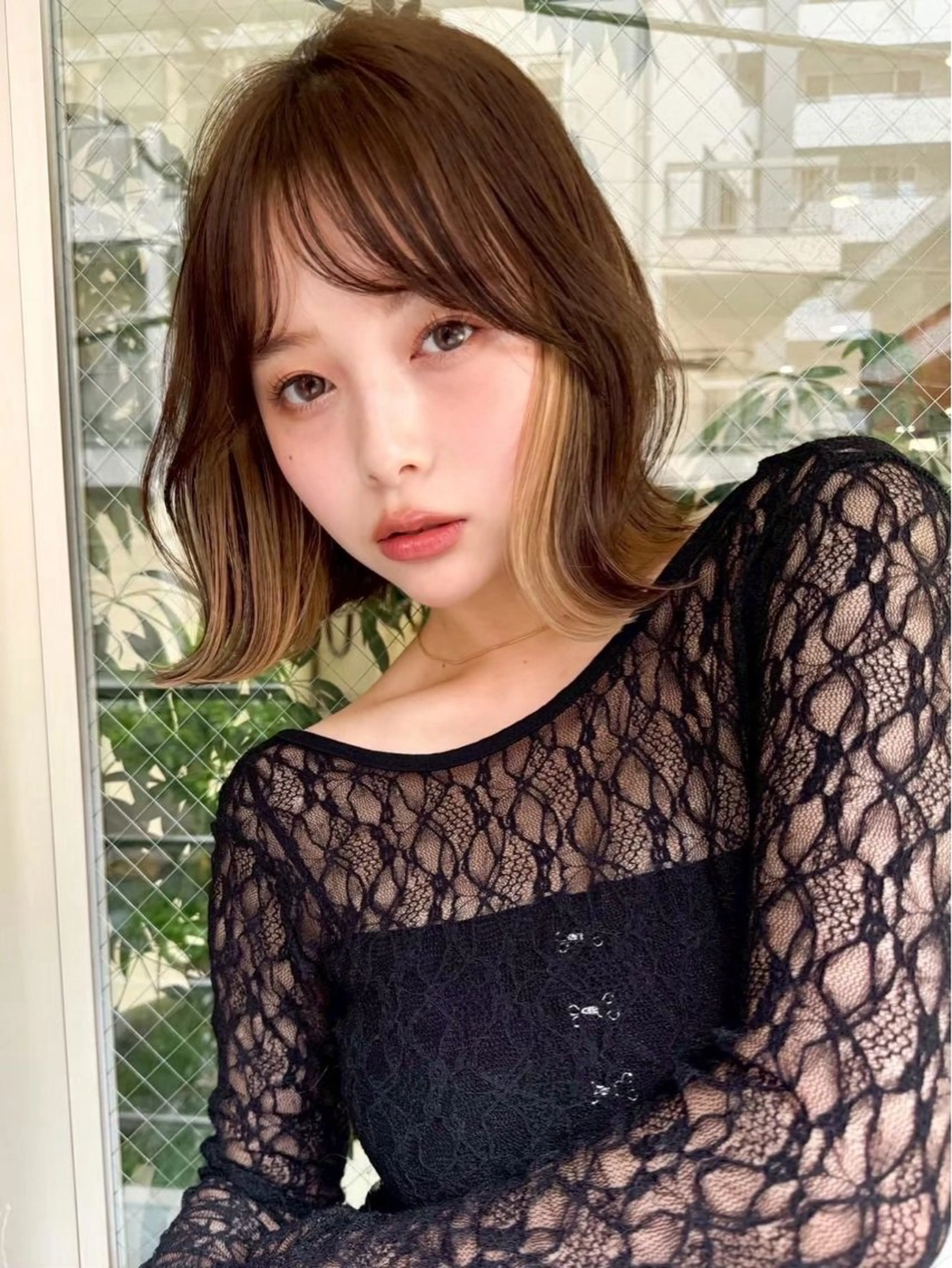 【お洒落インナーカラー💄‪‪🤍】ブリーチ+カラー✨ケアブリーチ使用！の写真