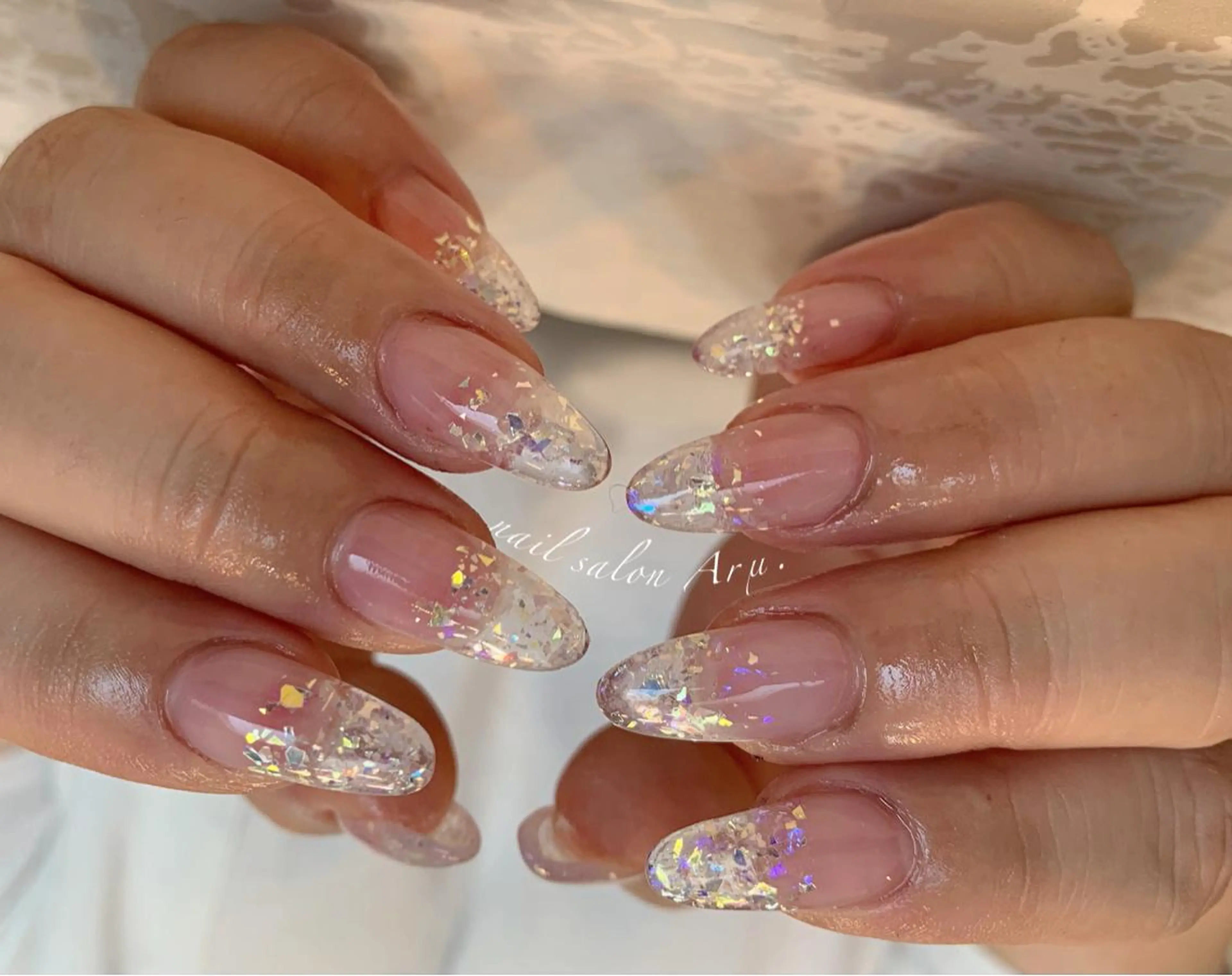 ネイル ホログラムネイル ハンドネイル nail salon Arμ.のネイルデザイン