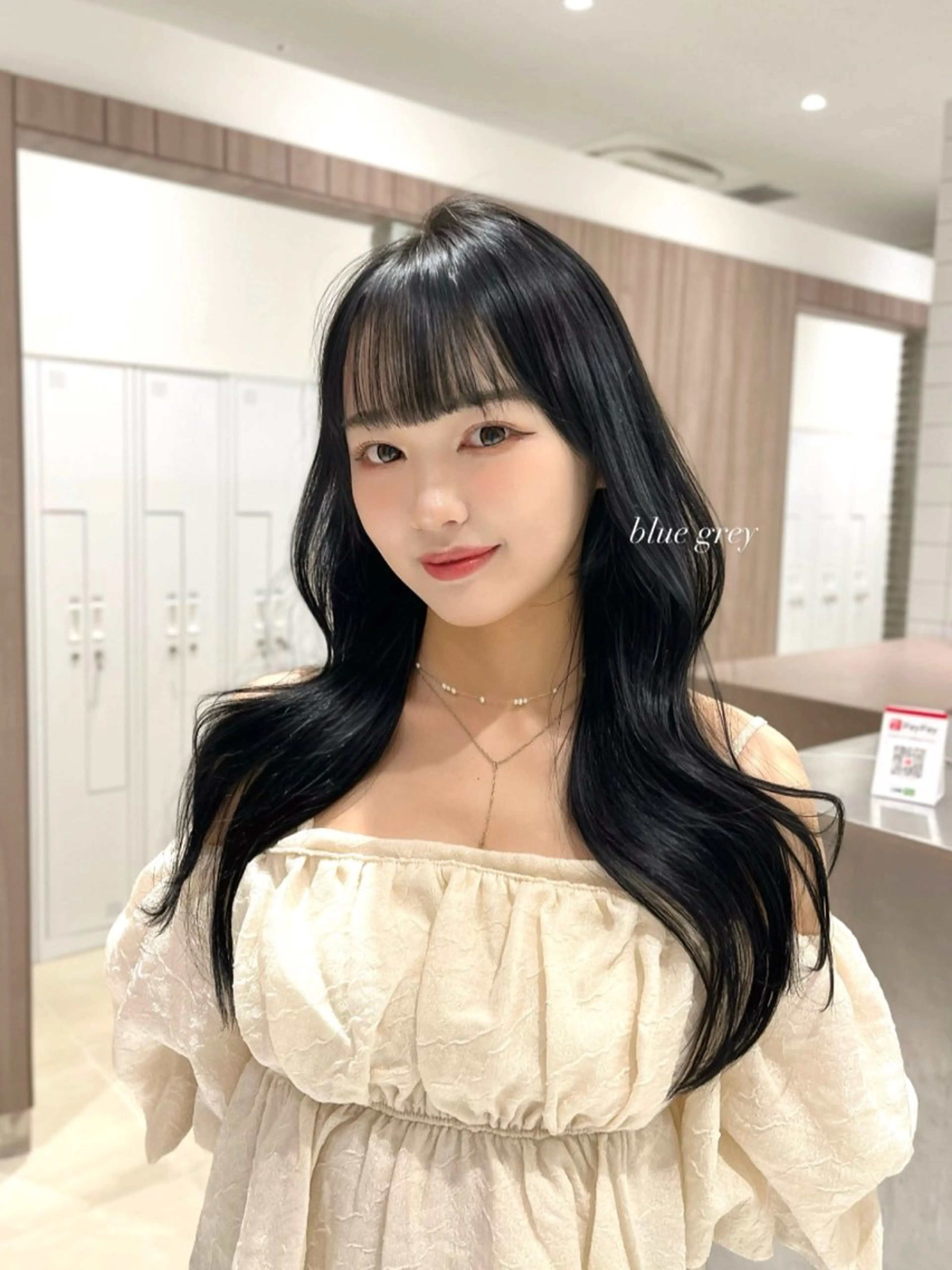 ロング ヘアカラー トリートメント ヘアセット RIKO👼🏻💓 韓国ガーリーのヘアスタイル