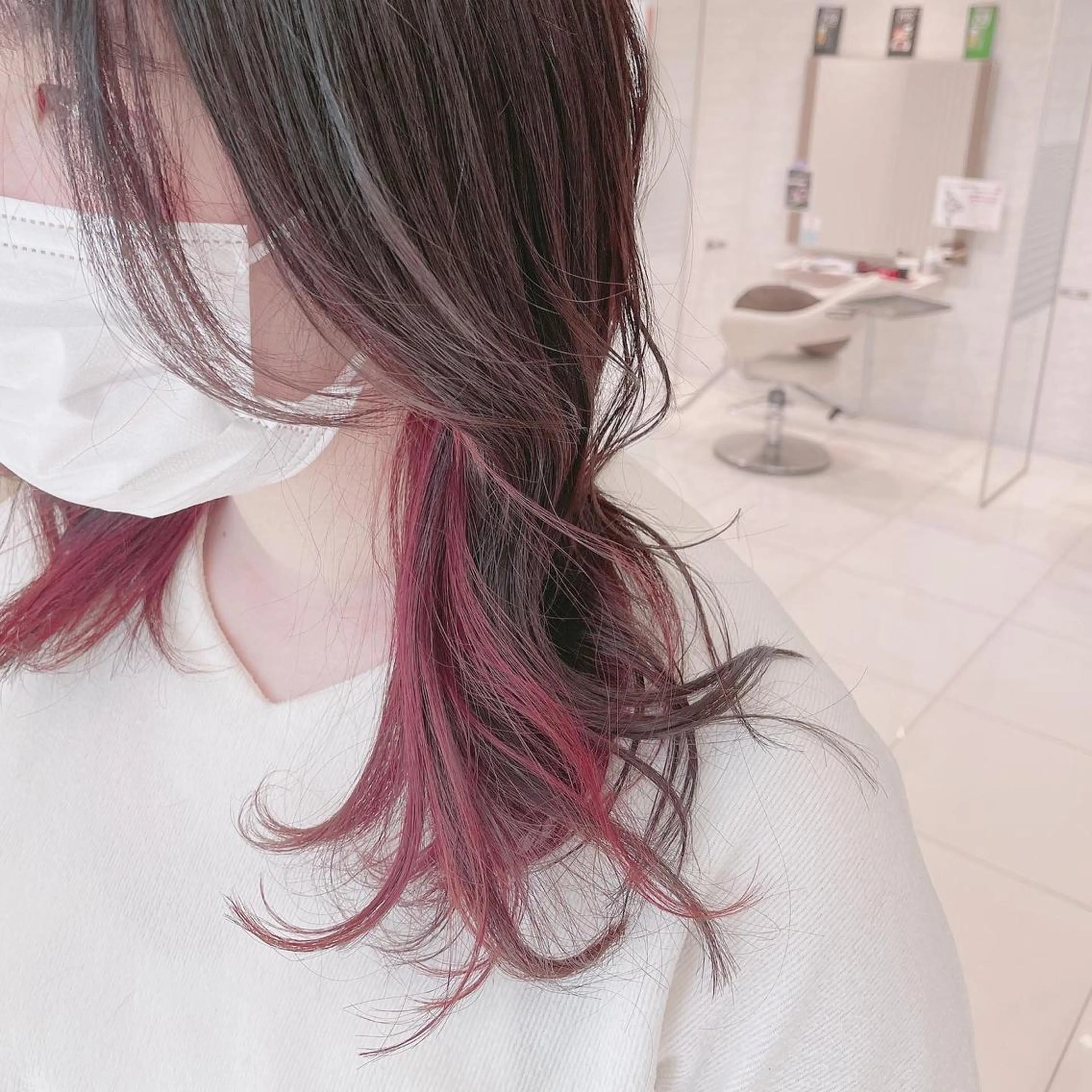 ミディアム カラー ご新規様限定クーポン あります　桂口　烈闘のヘアスタイル