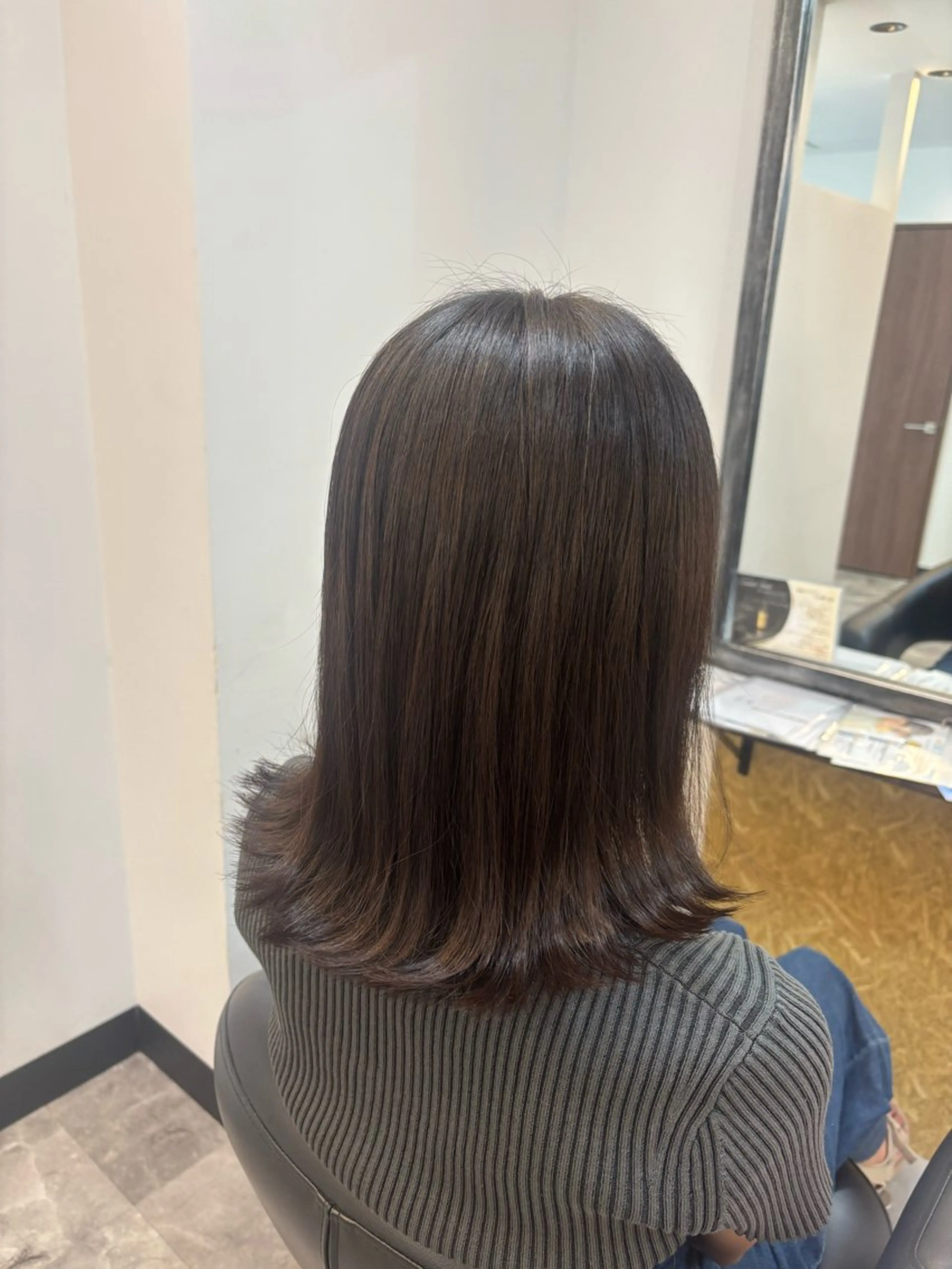 ミディアム レディースカット無料 ゆうな🐇のヘアスタイル