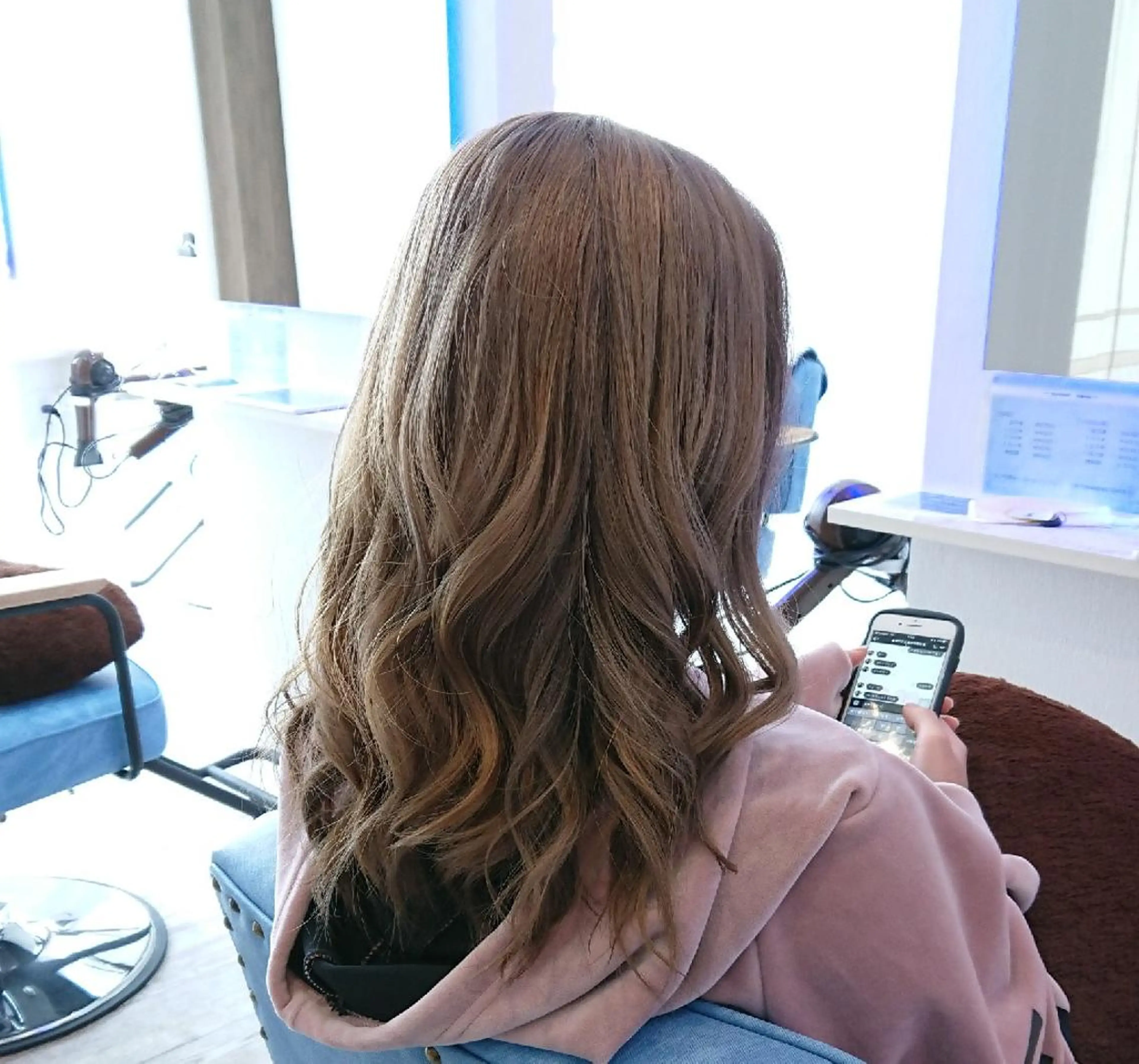 ミディアム カラー ヘアアレンジ 小林 伸行のヘアスタイル
