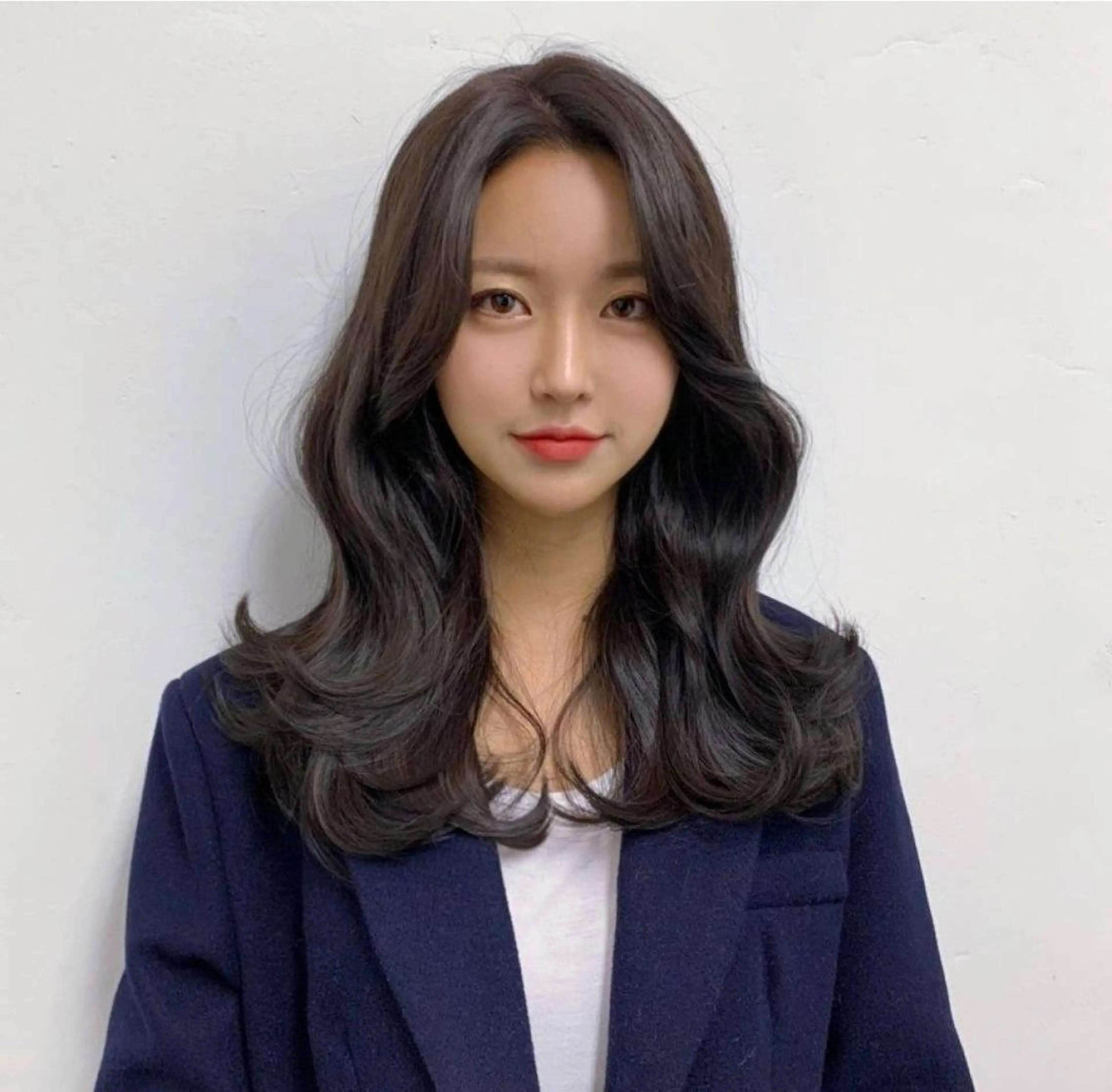 セミロング 韓国特化🇰🇷 エクステのヘアスタイル