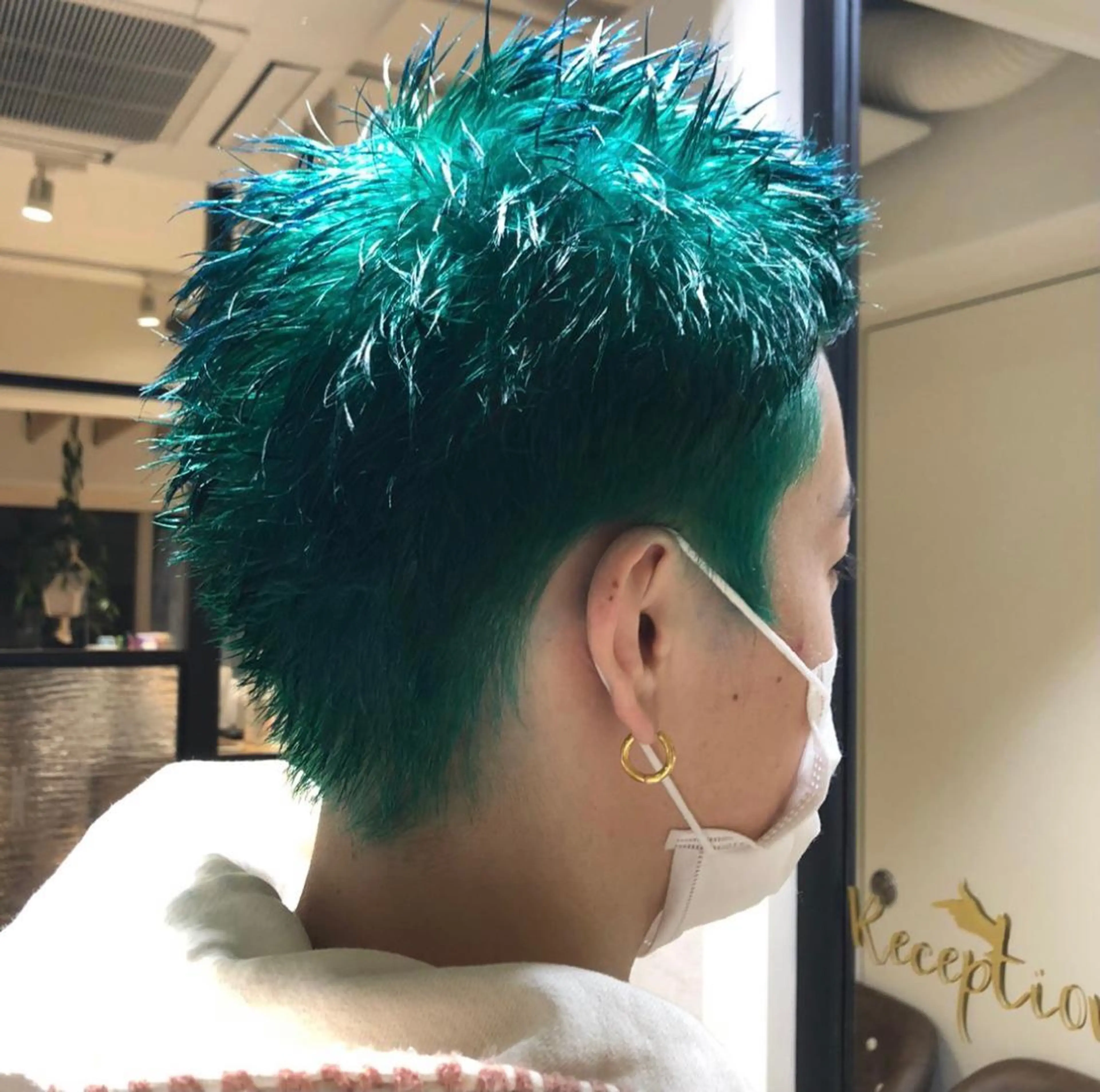 カラー メンズ 乾かすだけでサラ艶に /髪質改善西村涼太のヘアスタイル
