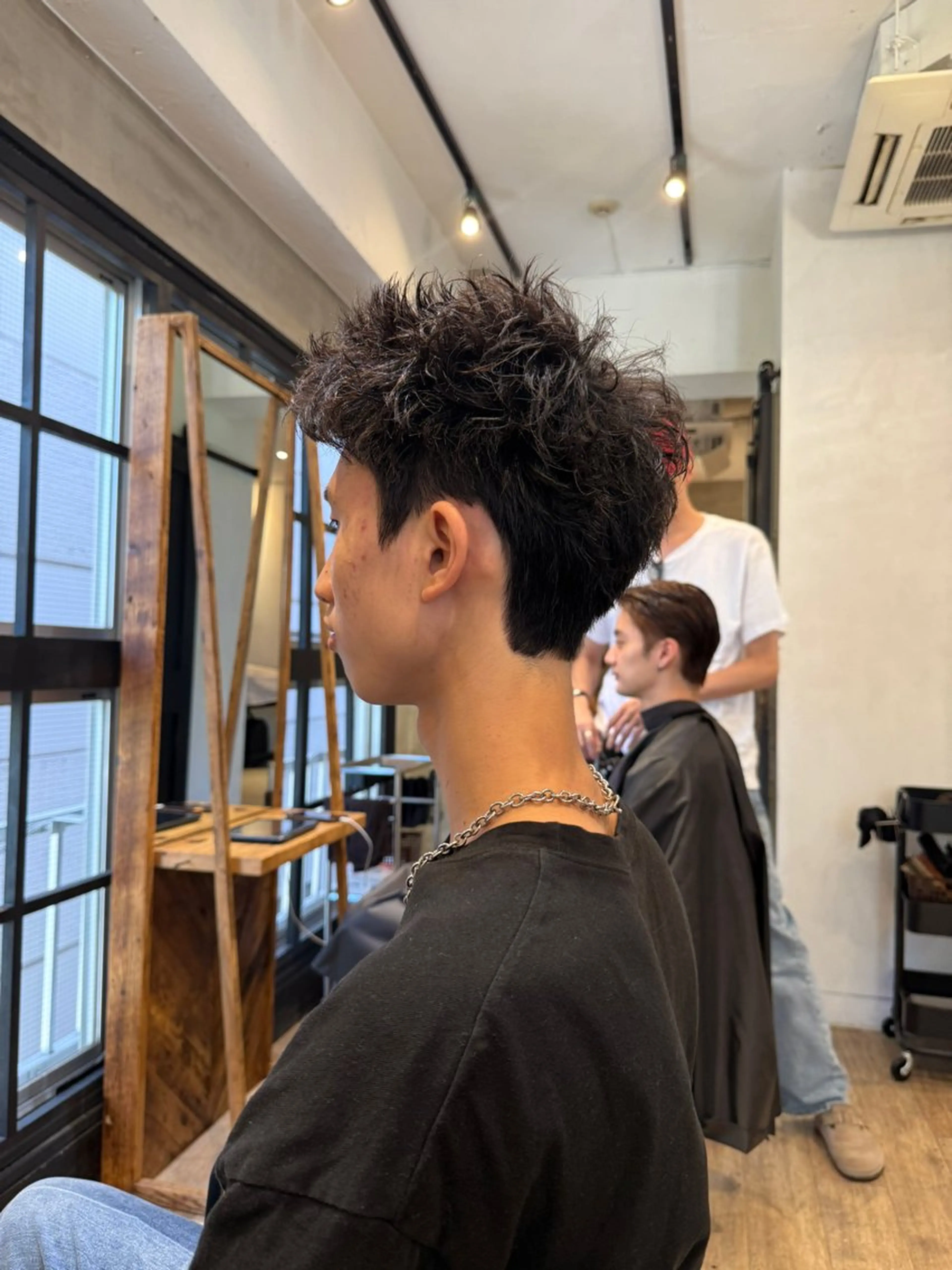 ショート パーマ メンズ メンズパーマ スパイキーショート ショートヘア カット パーマ heavenly by HAVANA新宿所属・メンズショート/ピン パーマ/新宿/フウガのヘアスタイル