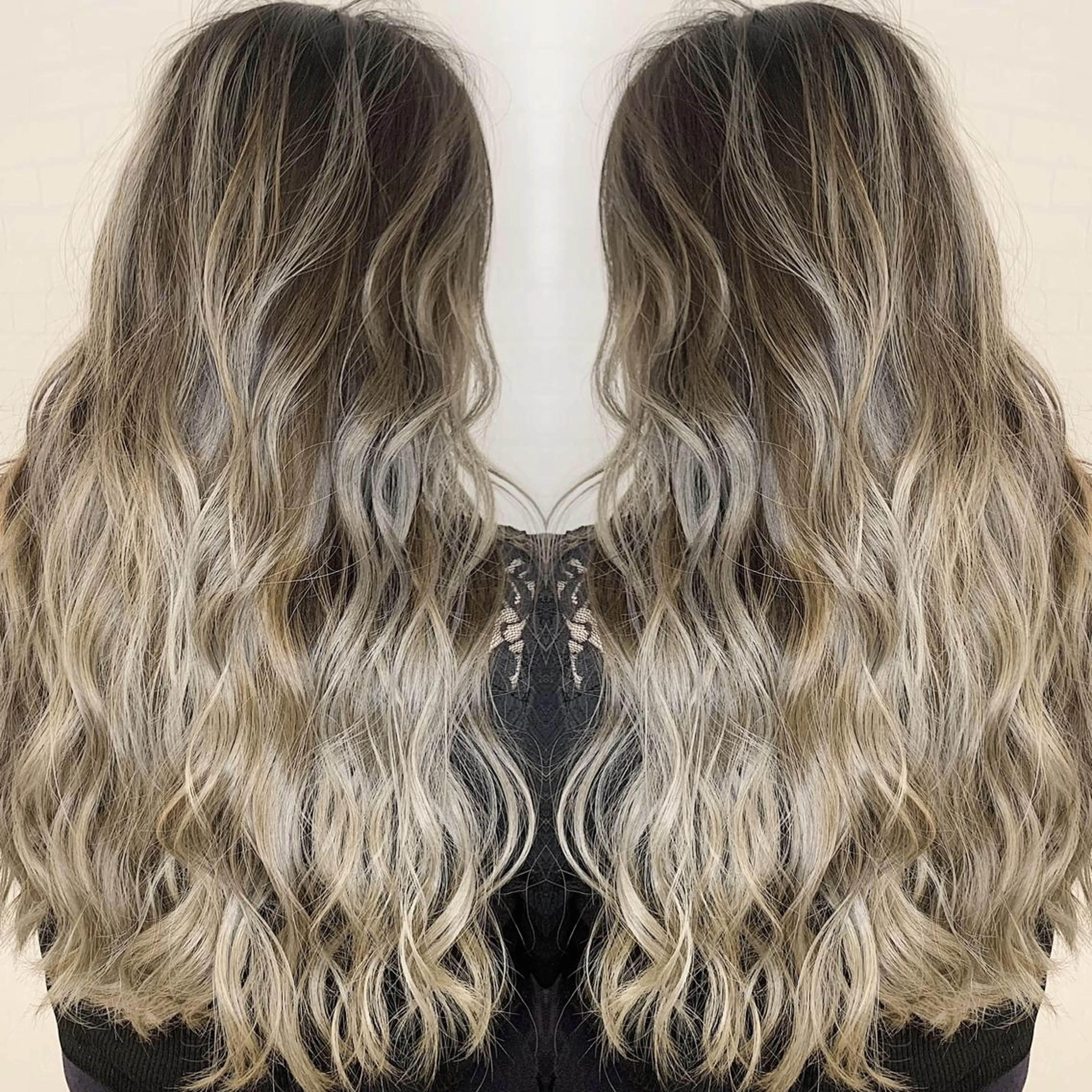 ロング カラー ヘアアレンジ ヘアカラー トリートメント BANK'S hair所属・💐ケラチン 髪質改善寺坂雄飛💐のヘアスタイル