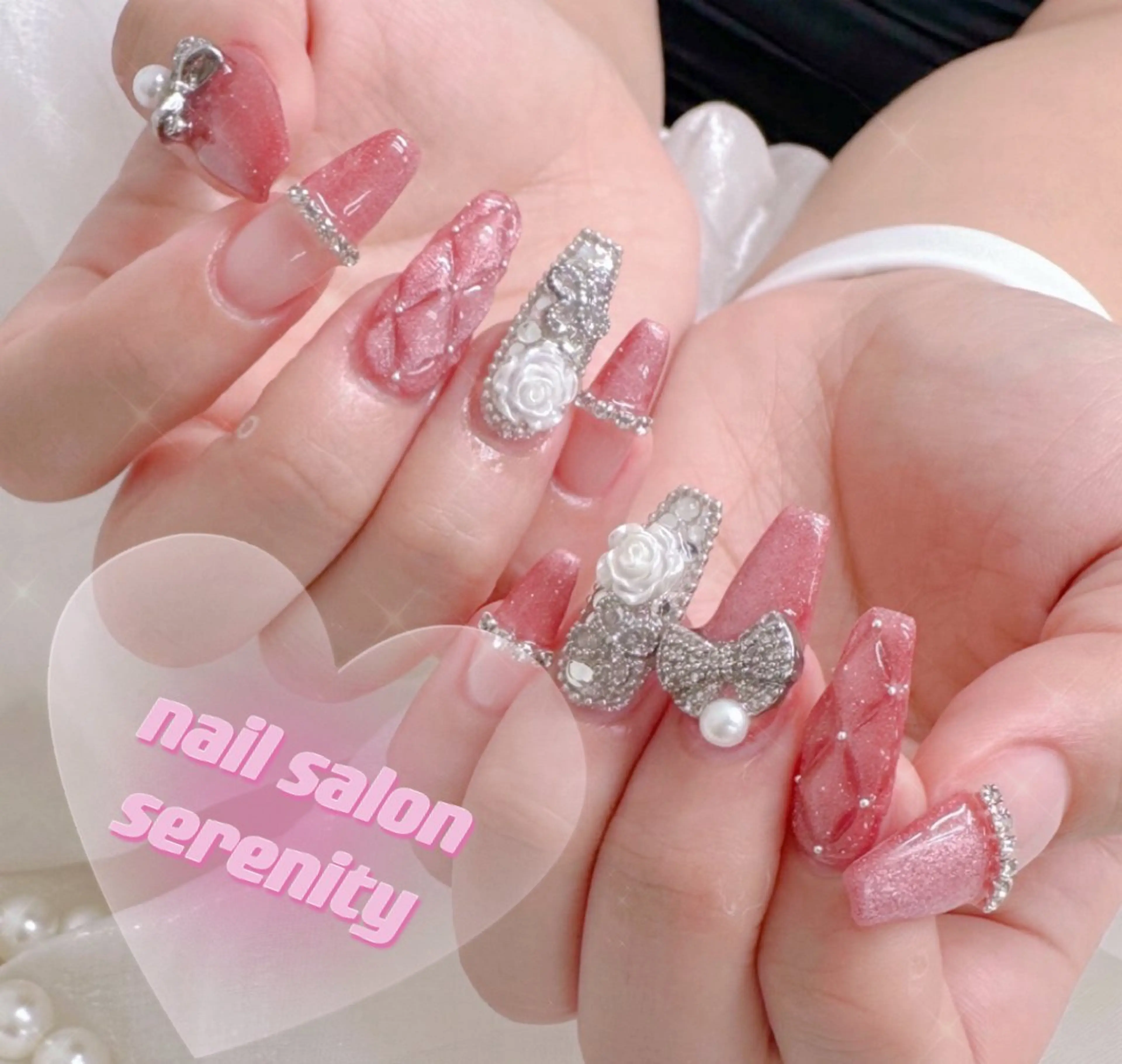 ネイル ハンドネイル ハンドケア ✨Serenity ワンホンネイルのネイルデザイン